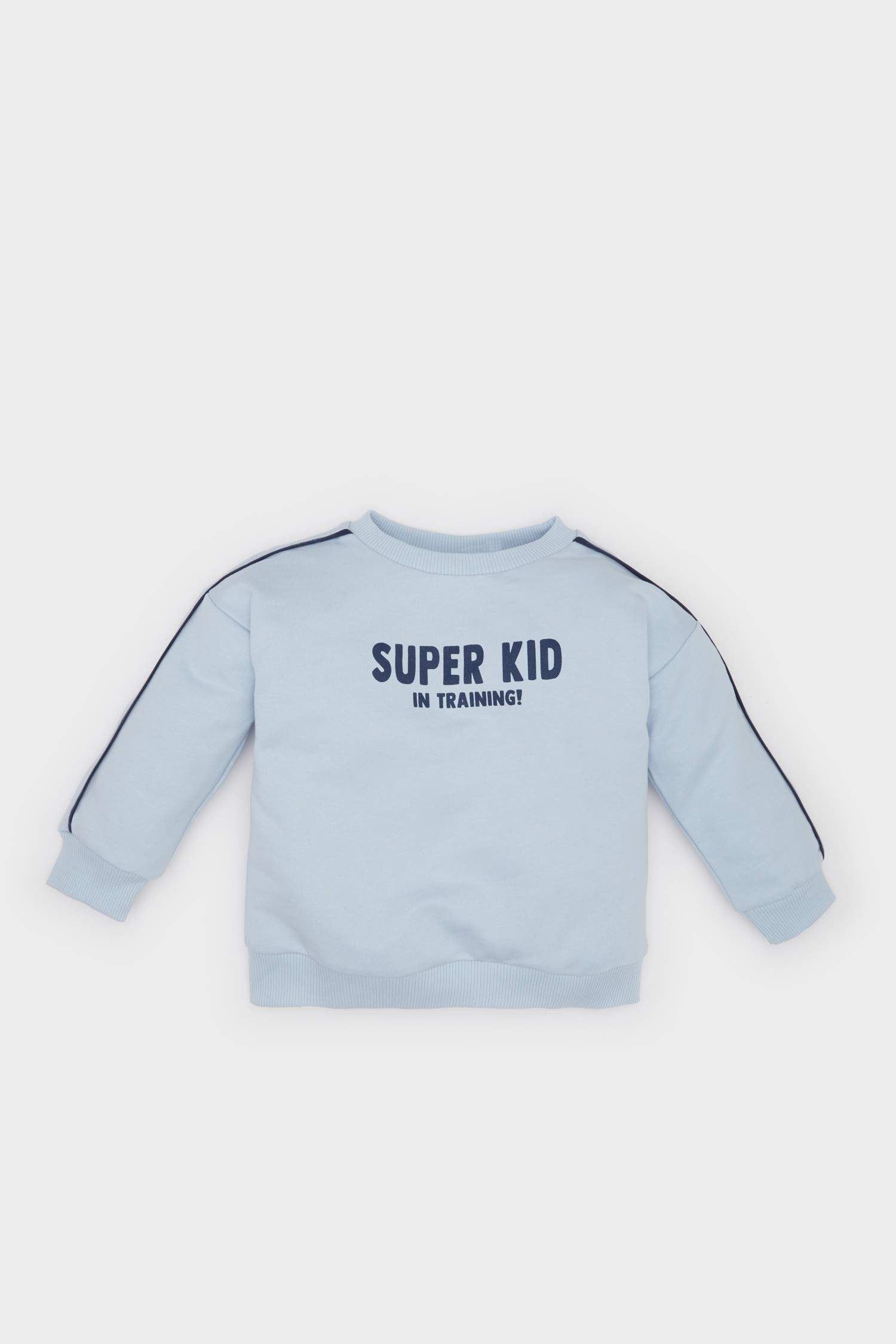Baby Boy Regular Fit Slogan Printed Sweatshirt