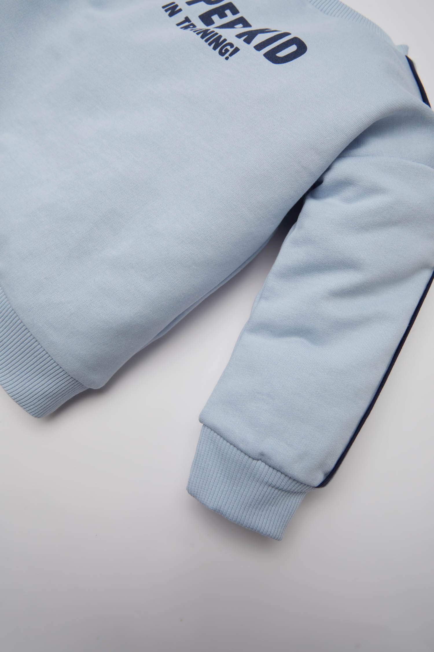 Baby Boy Regular Fit Slogan Printed Sweatshirt