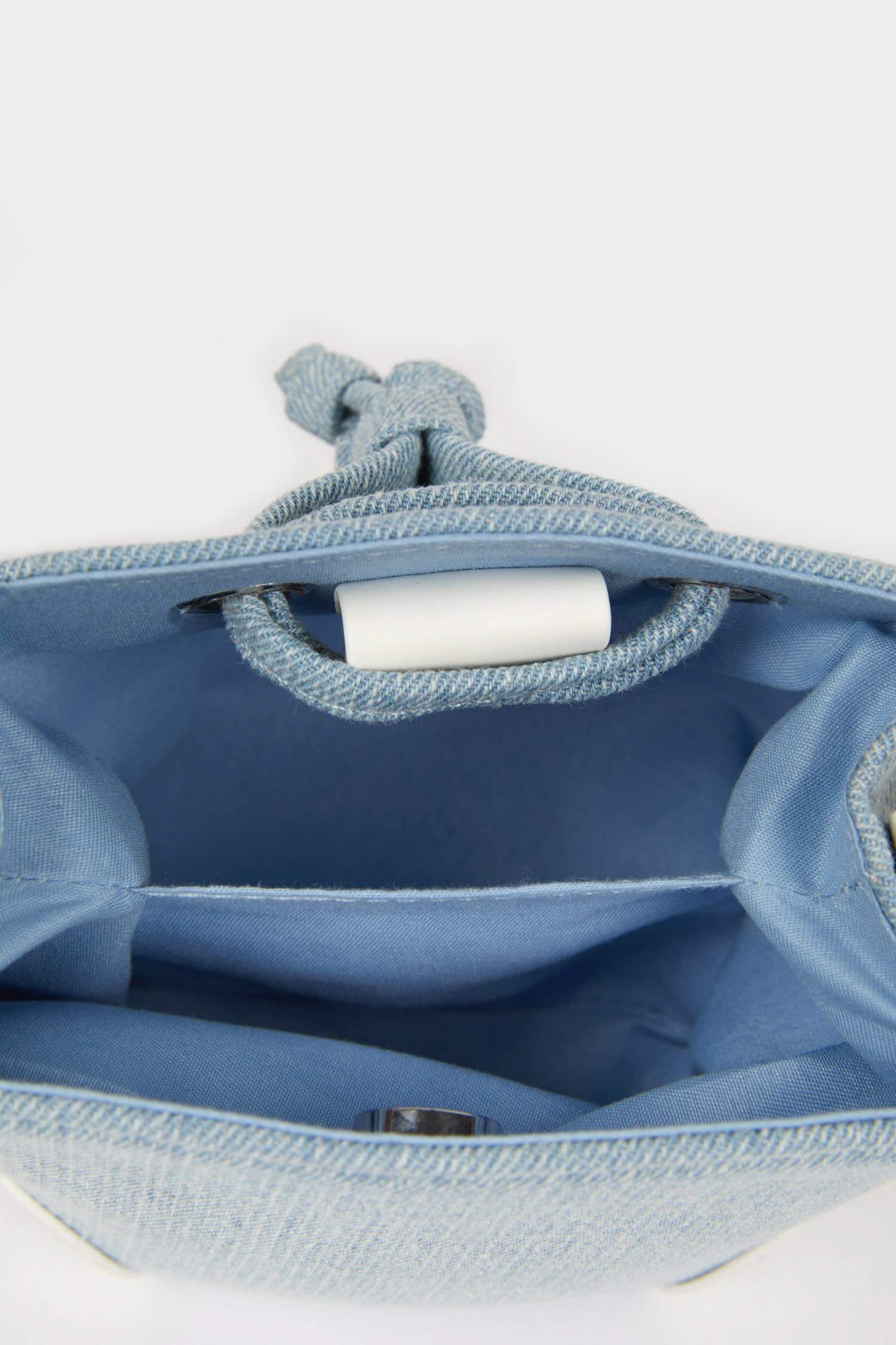 Kadın Jean Görünümlü Omuz Çantası