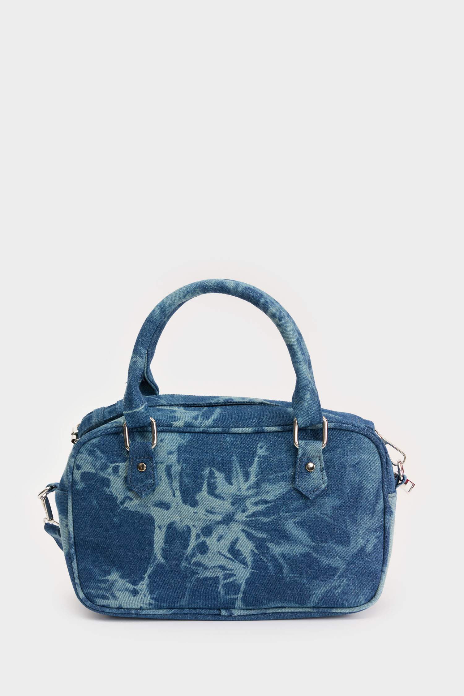 Sac à bandoulière effet jean pour femme