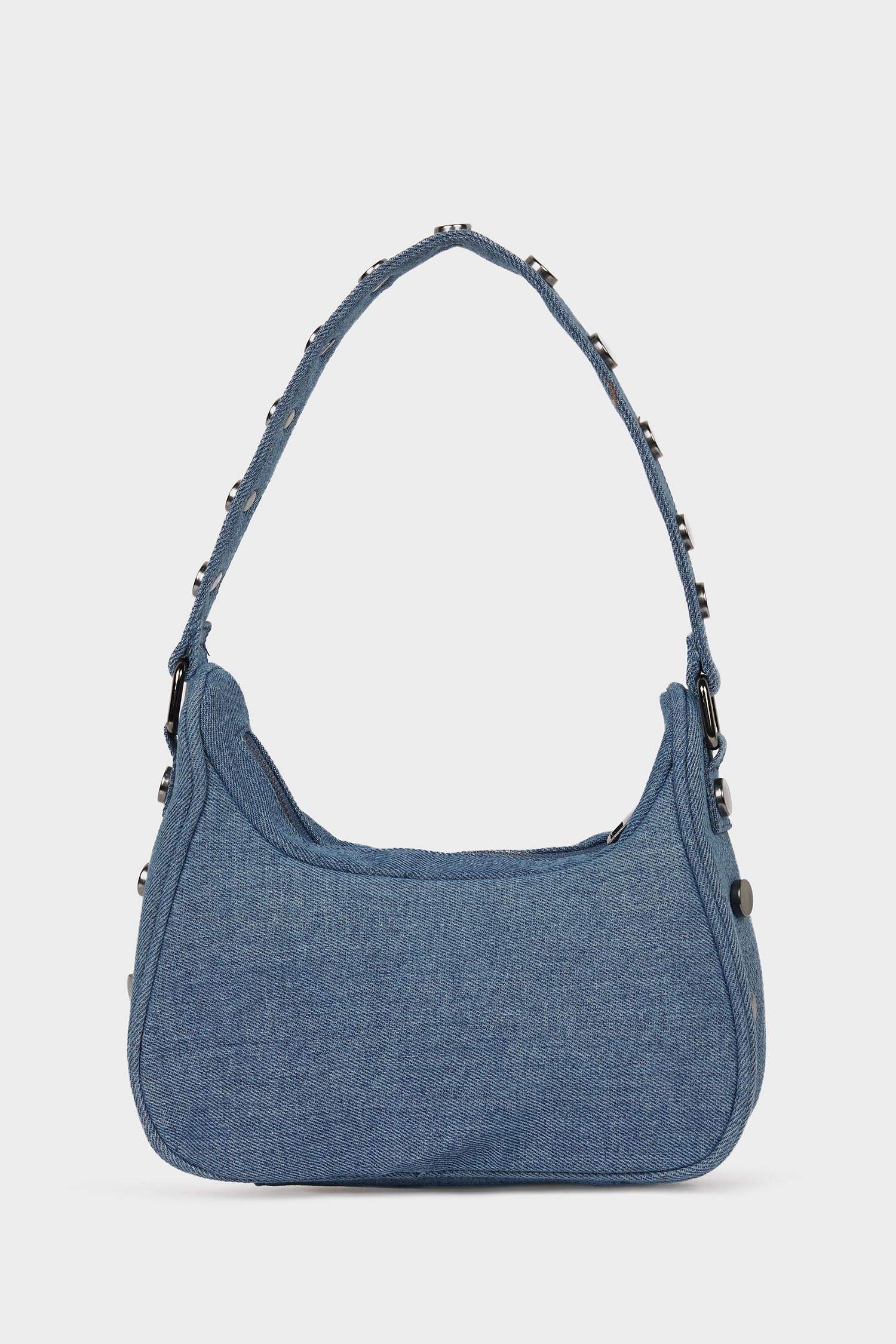 حقيبة كتف نسائية من جينز