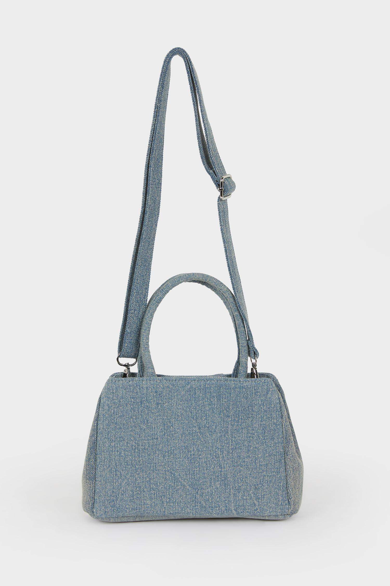 Woman Jean Look Shoulder Bag