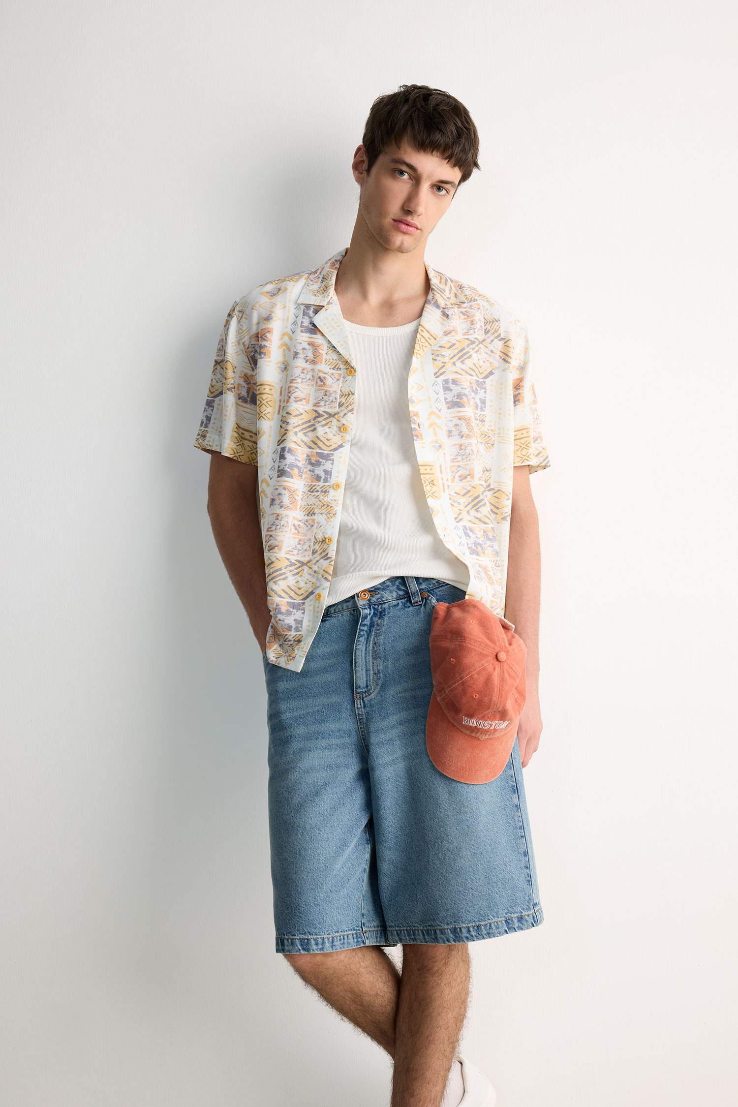 قميص نص ردن قصة عادية بياخة عالية