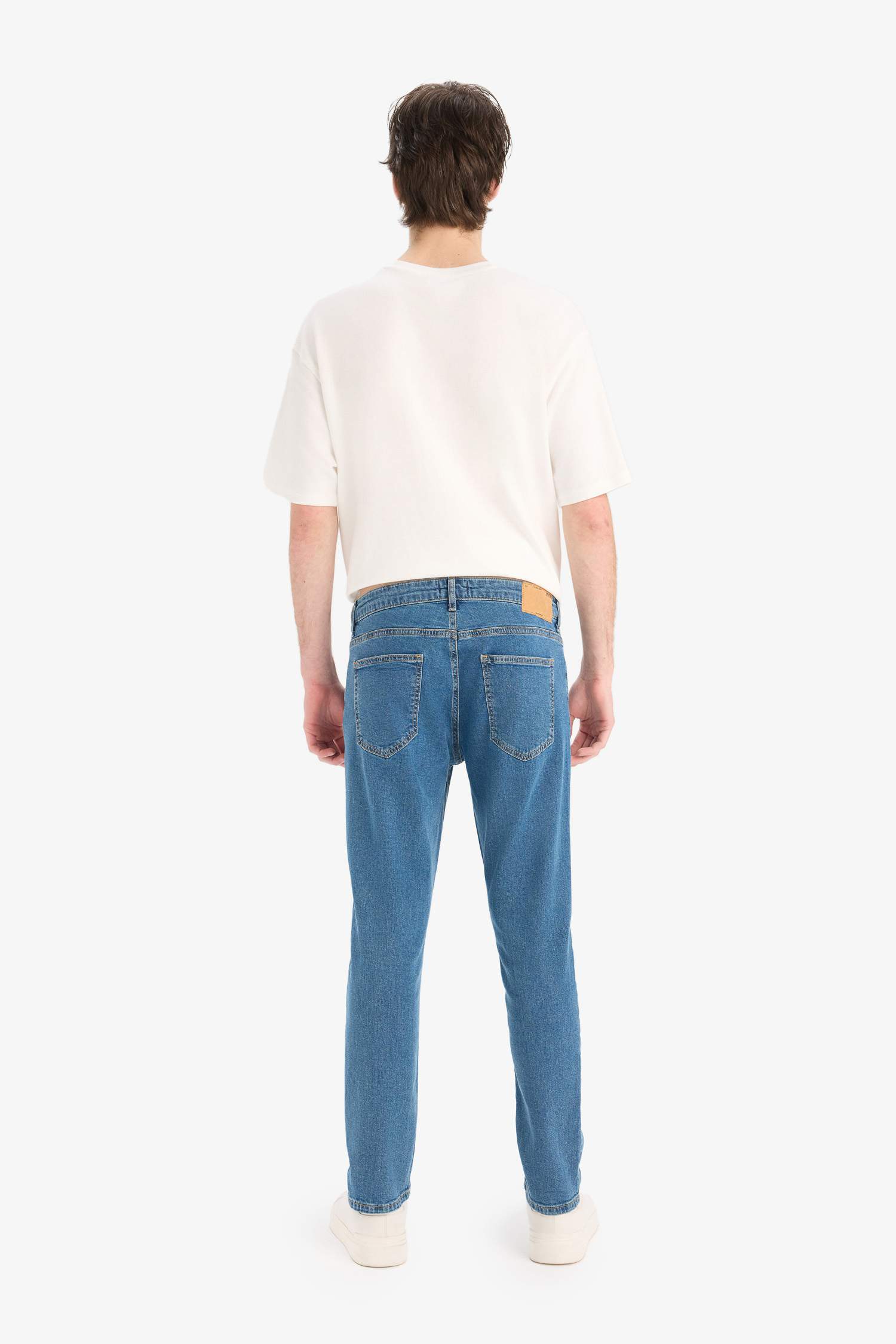 Carlo Skinny Fit Ekstra Dar Kalıp Normal Bel Ekstra Dar Paça Jean Pantolon