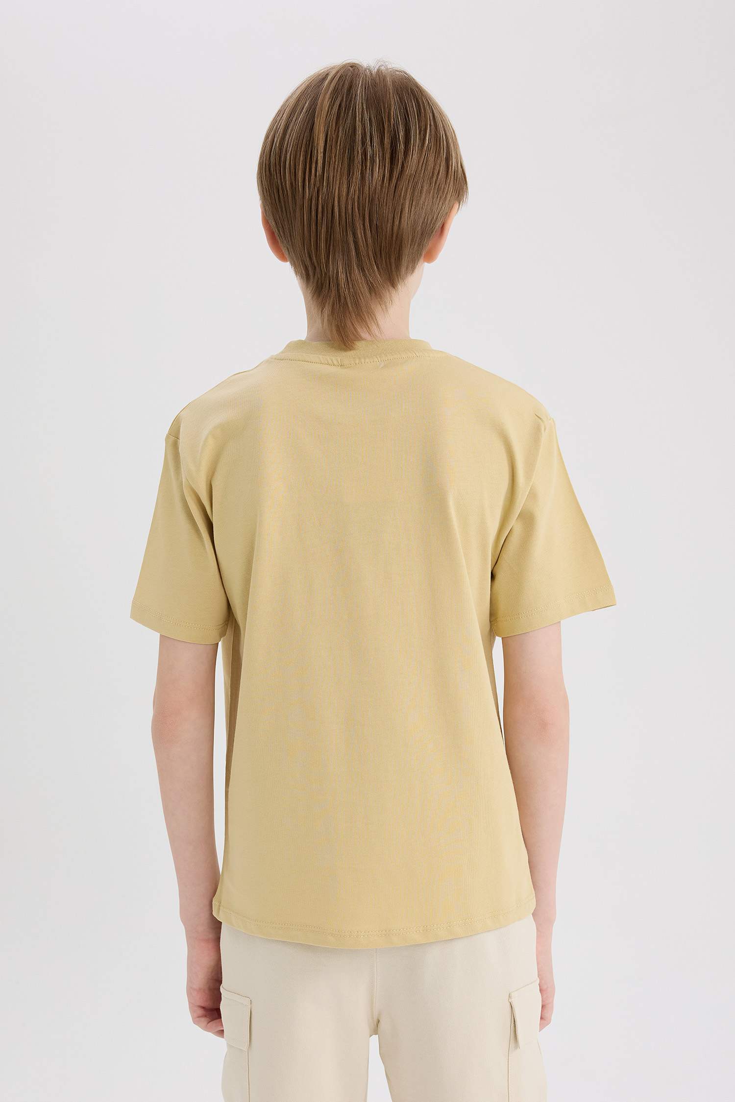 Футболка с круглым вырезом и вышивкой для мальчиков