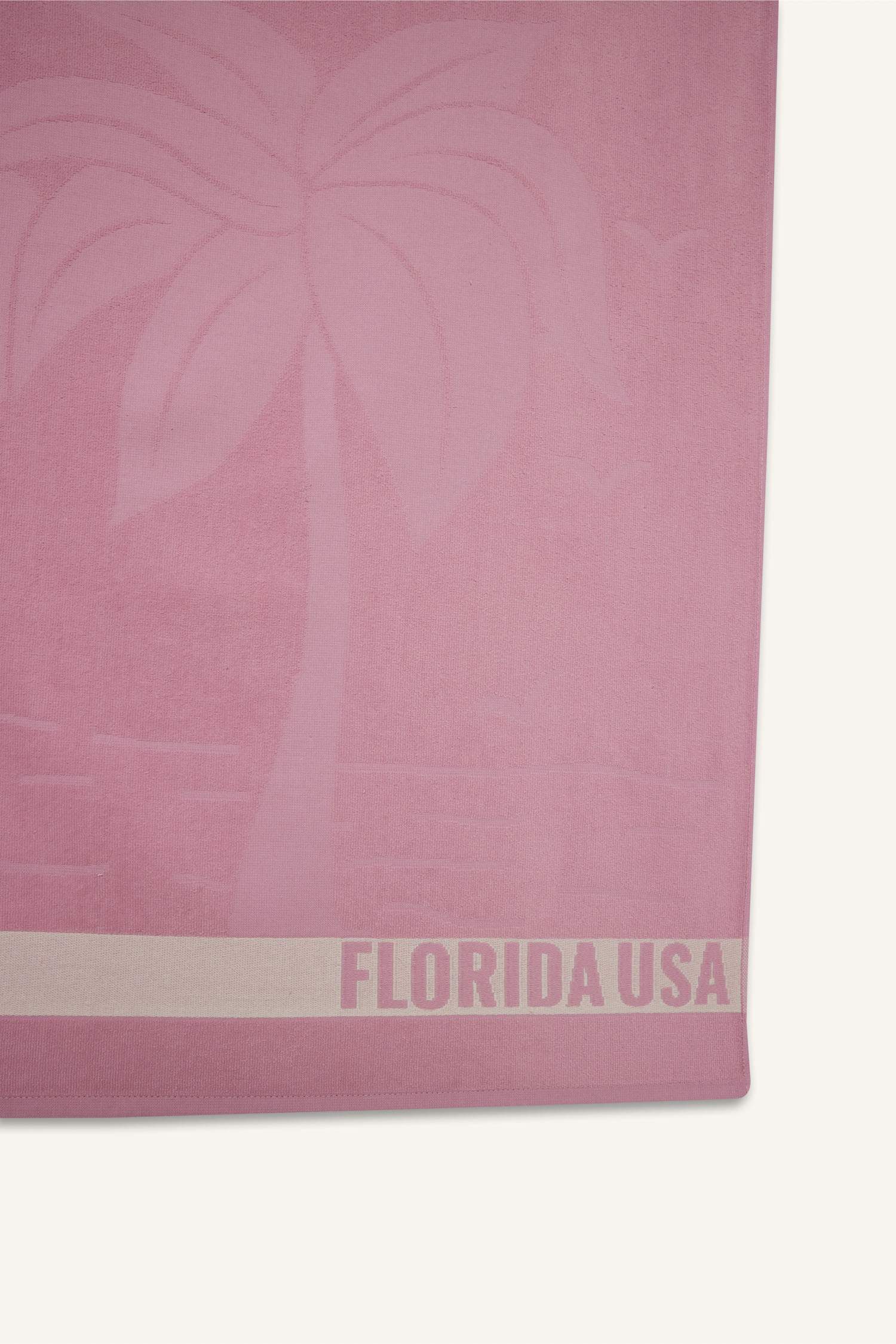 Kadın Desenli Pamuklu Plaj Havlusu