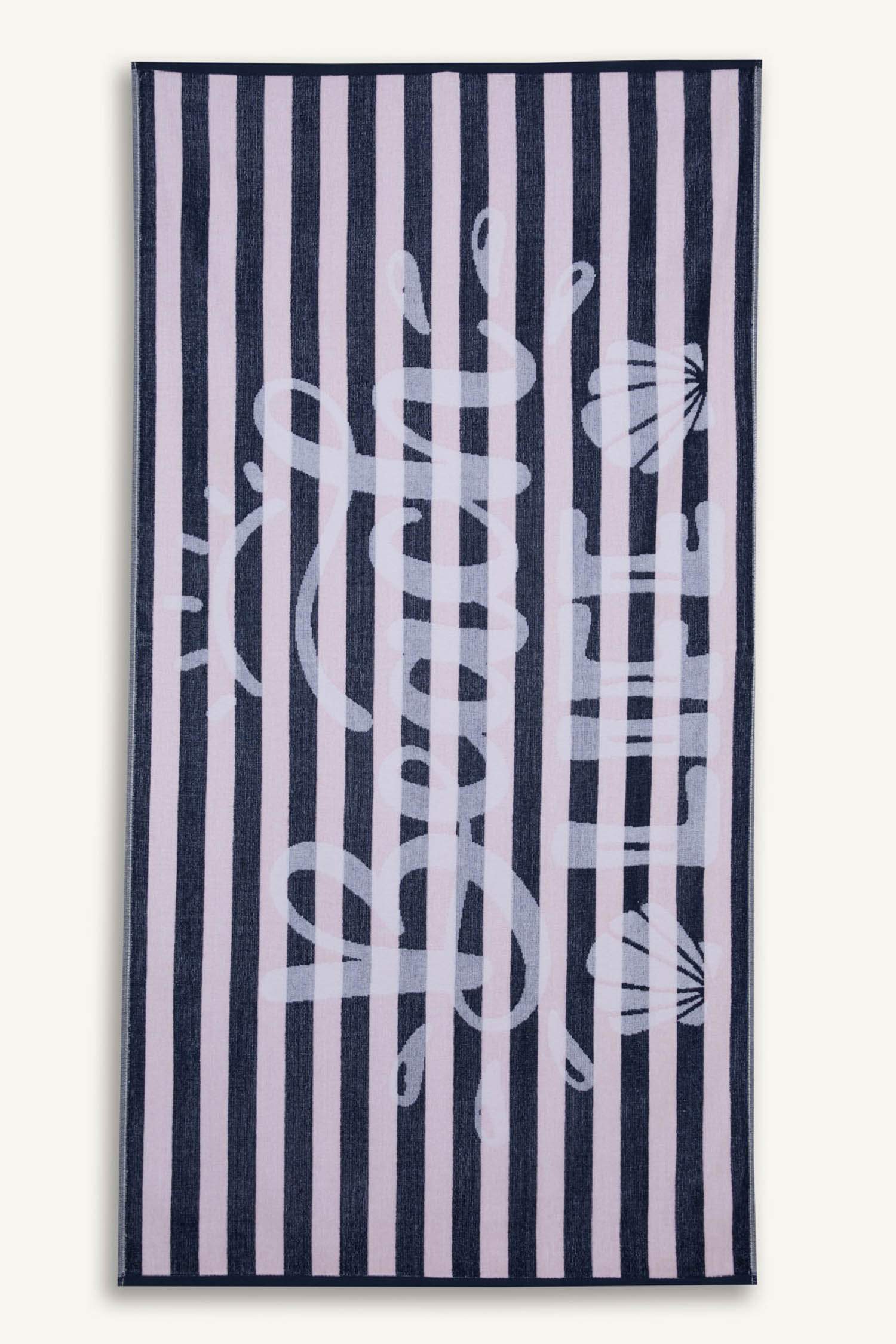 منشفة بحر نسائي قطن منقوش