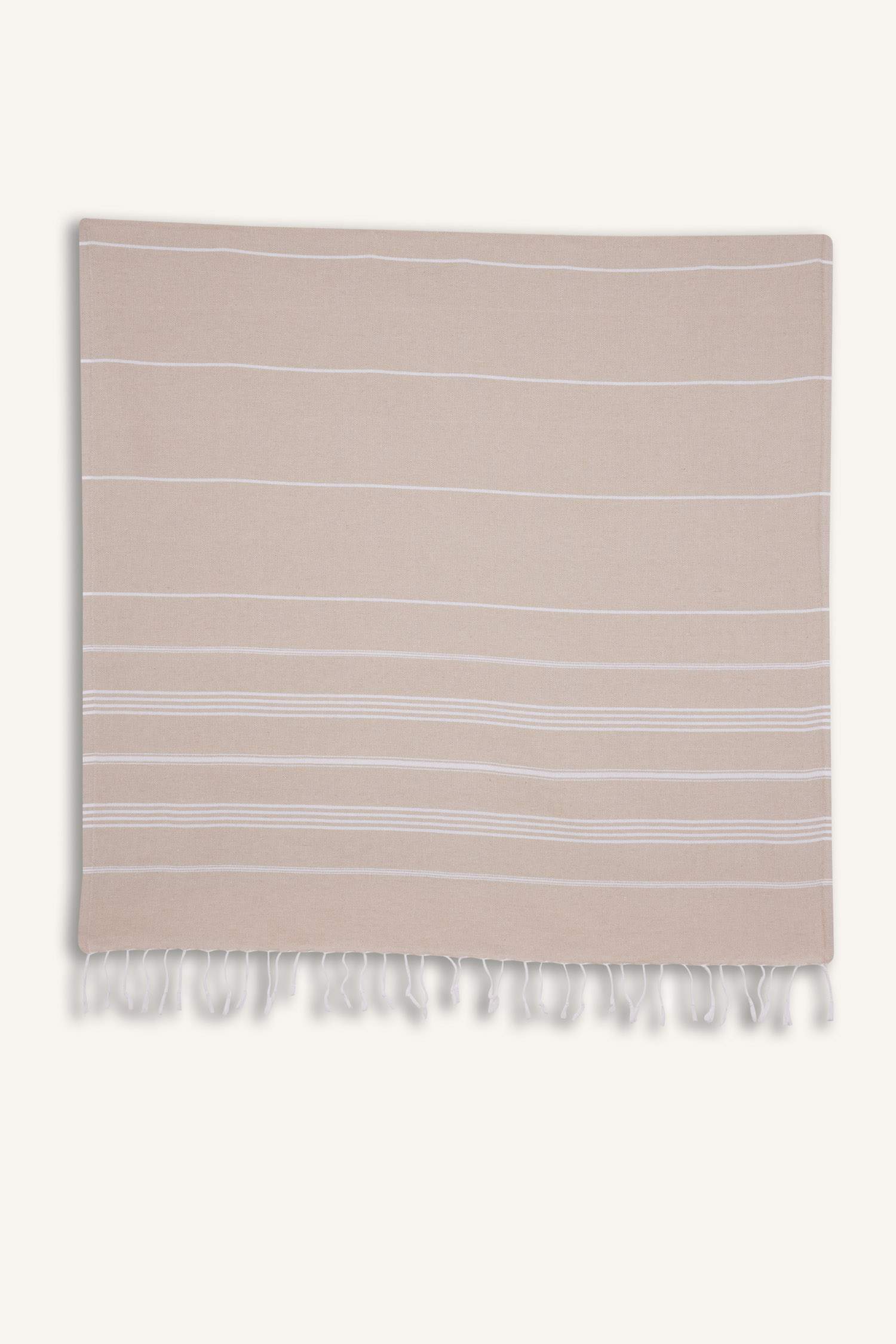 Kadın Desenli Pamuklu Plaj Havlusu