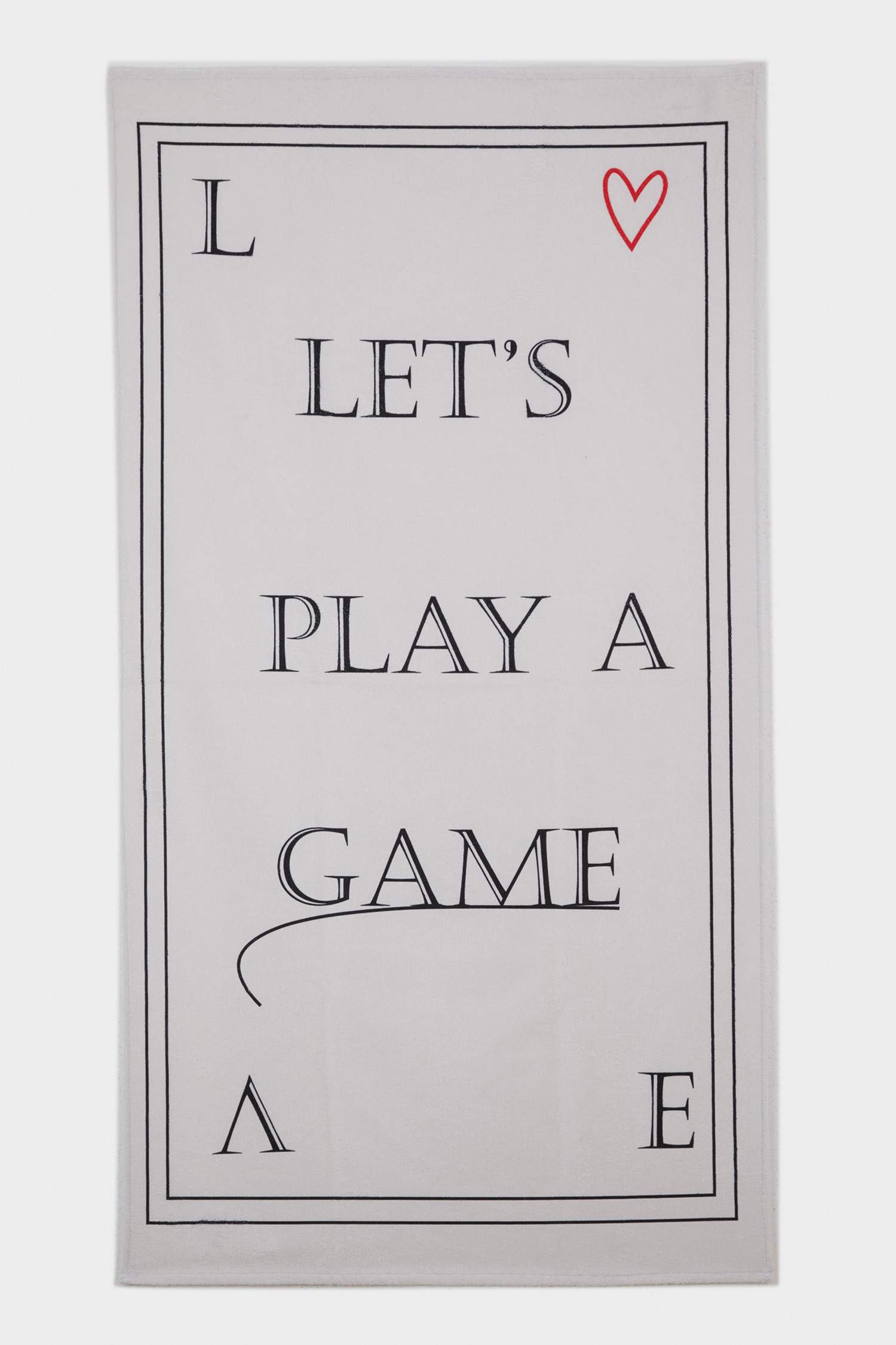 Kadın Desenli Pamuklu Plaj Havlusu