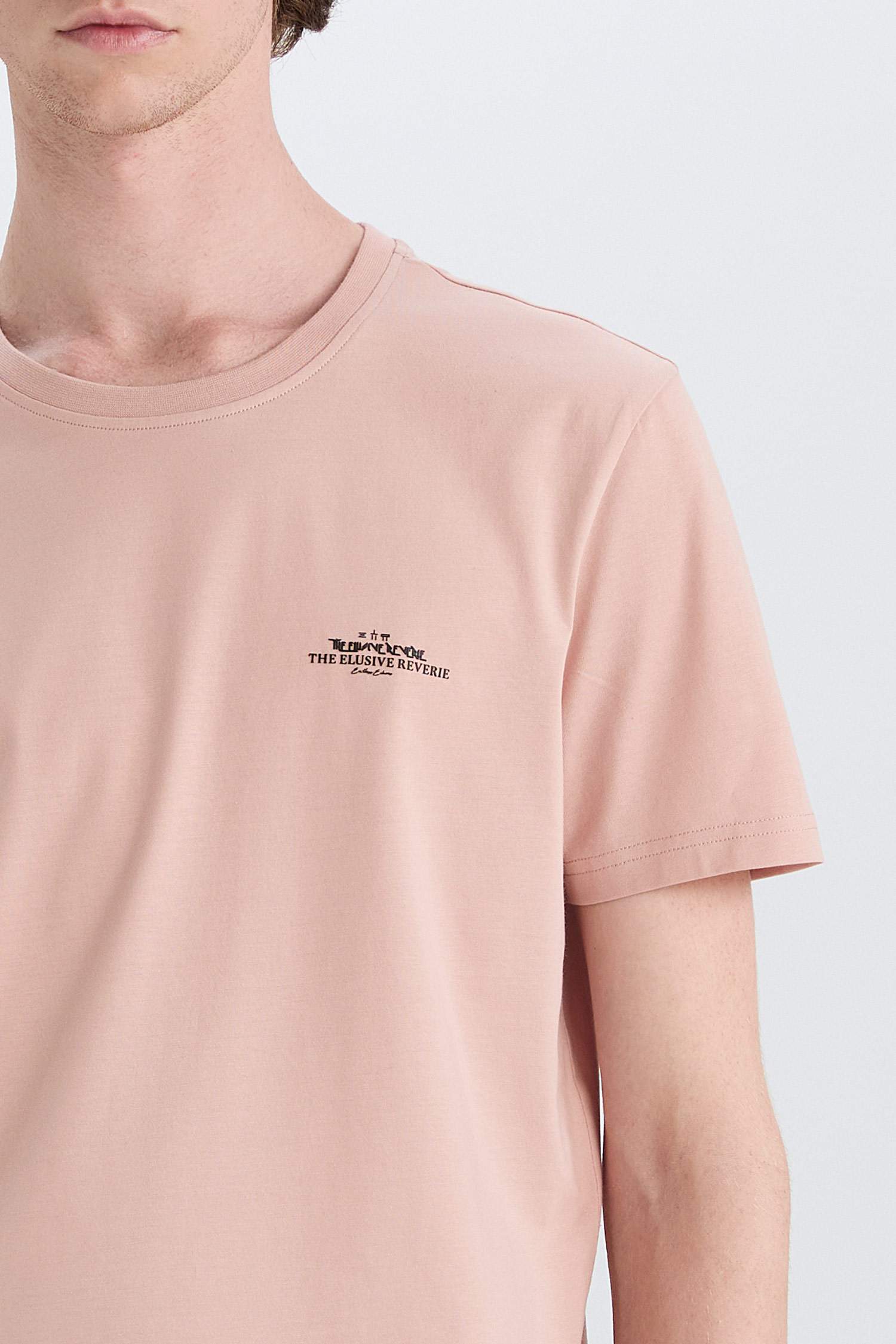 Cotton Slim Fit Crew Neck Printed Short Sleeve T-Shirt