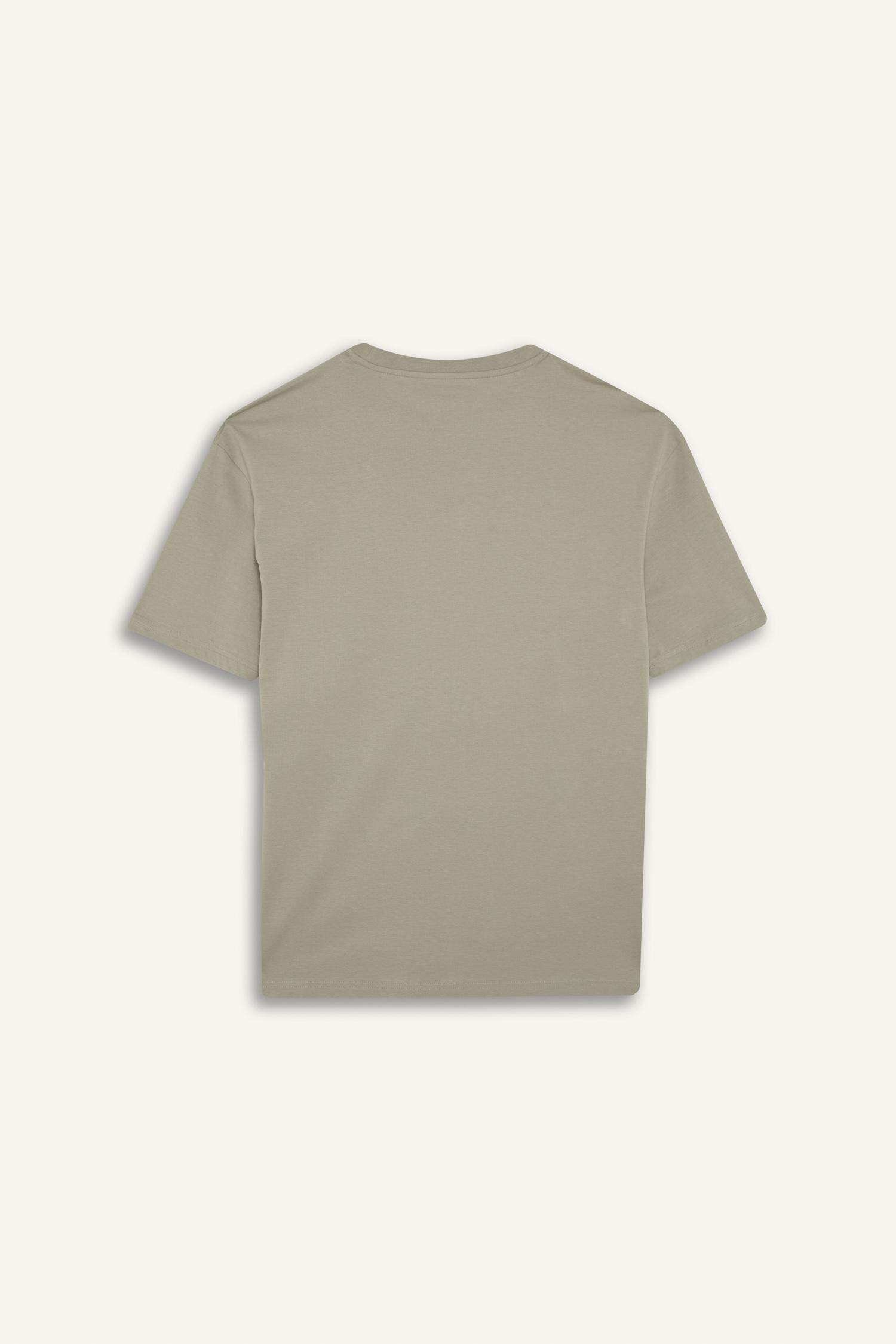 Cotton Regular Fit Crew Neck Printed T-Shirt