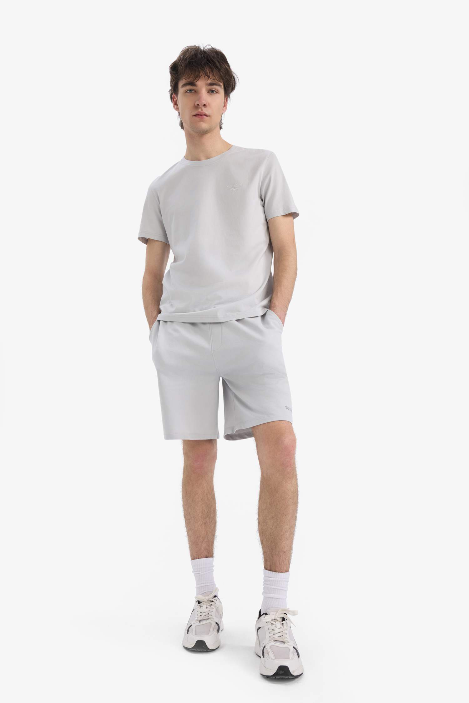 Cotton Slim Fit Crew Neck Printed Short Sleeve T-Shirt