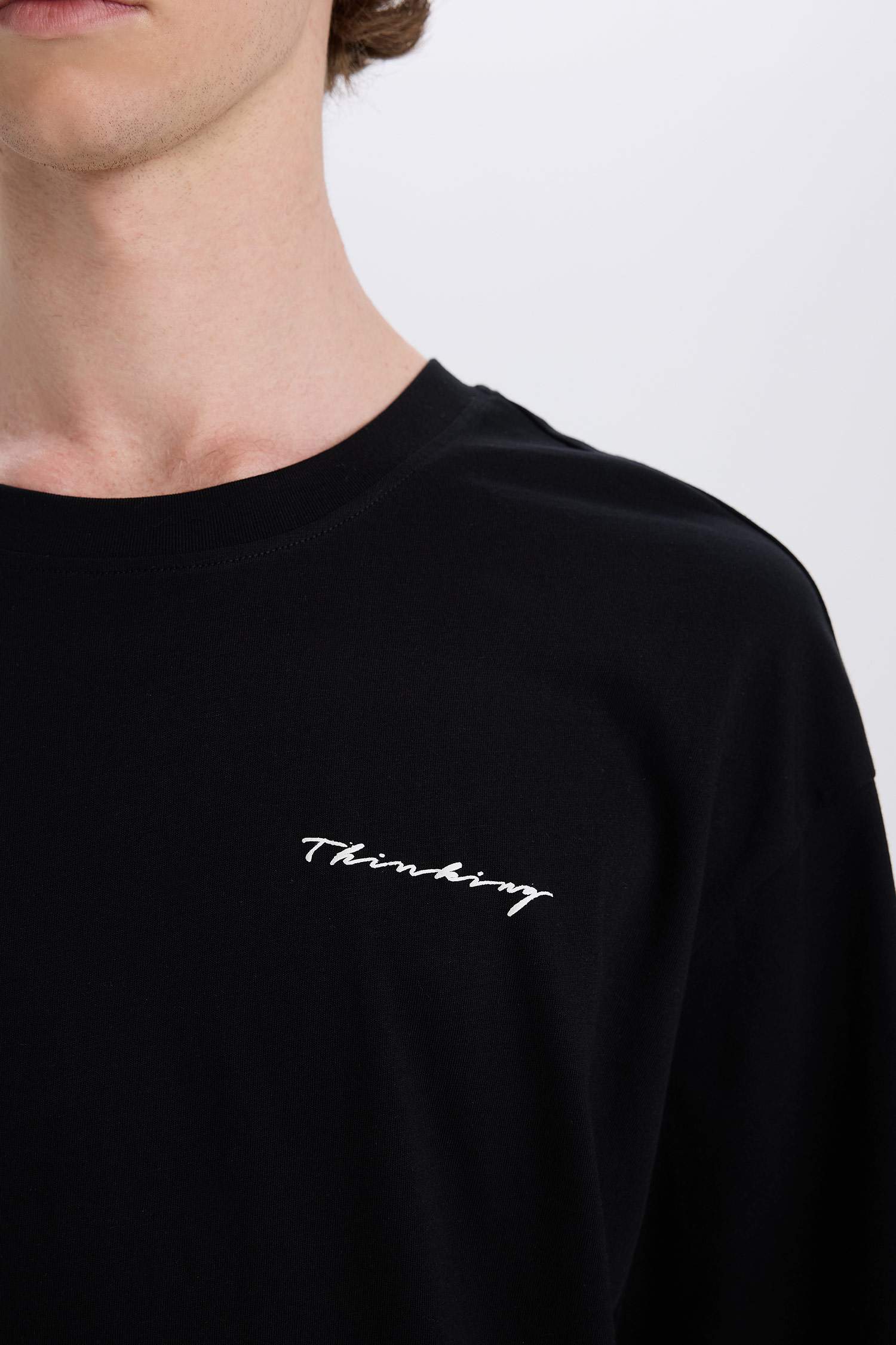 дөңгелек жаға үлкен Қысқа жеңді футболка