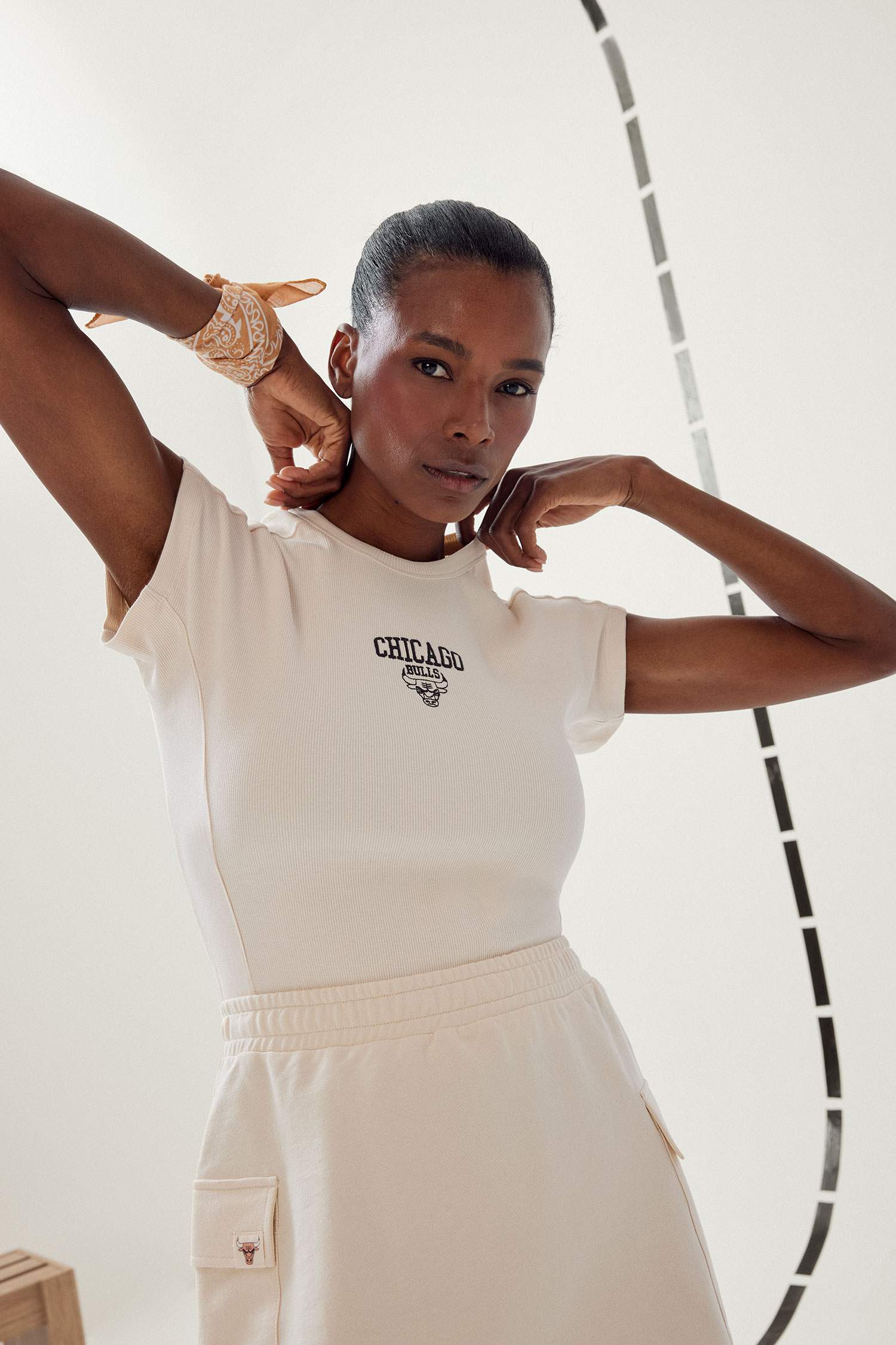 T-shirt NBA Chicago Bulls à manches courtes et col rond de DeFactoFit