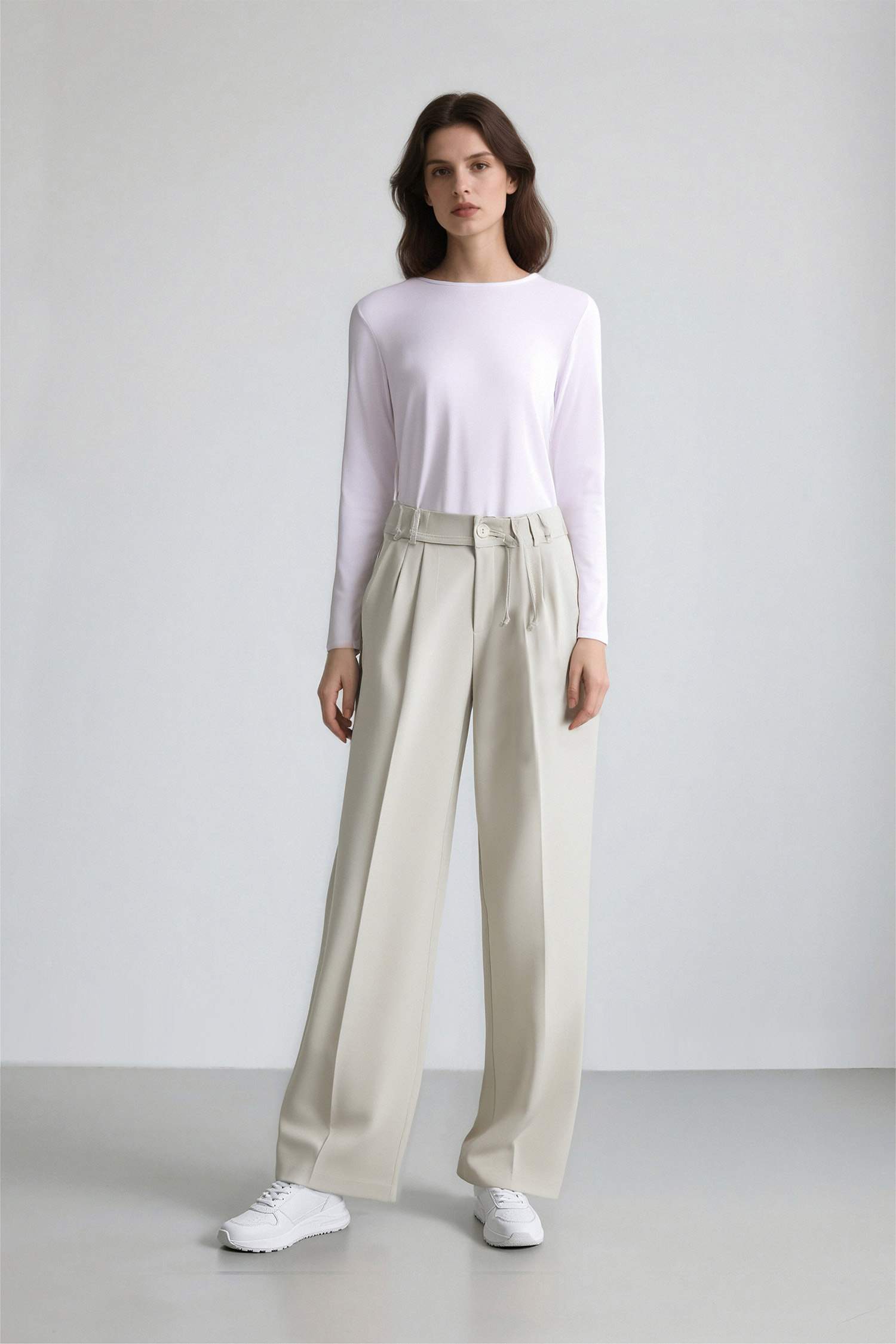 توب فيسكوز أبيض من Fall in Love