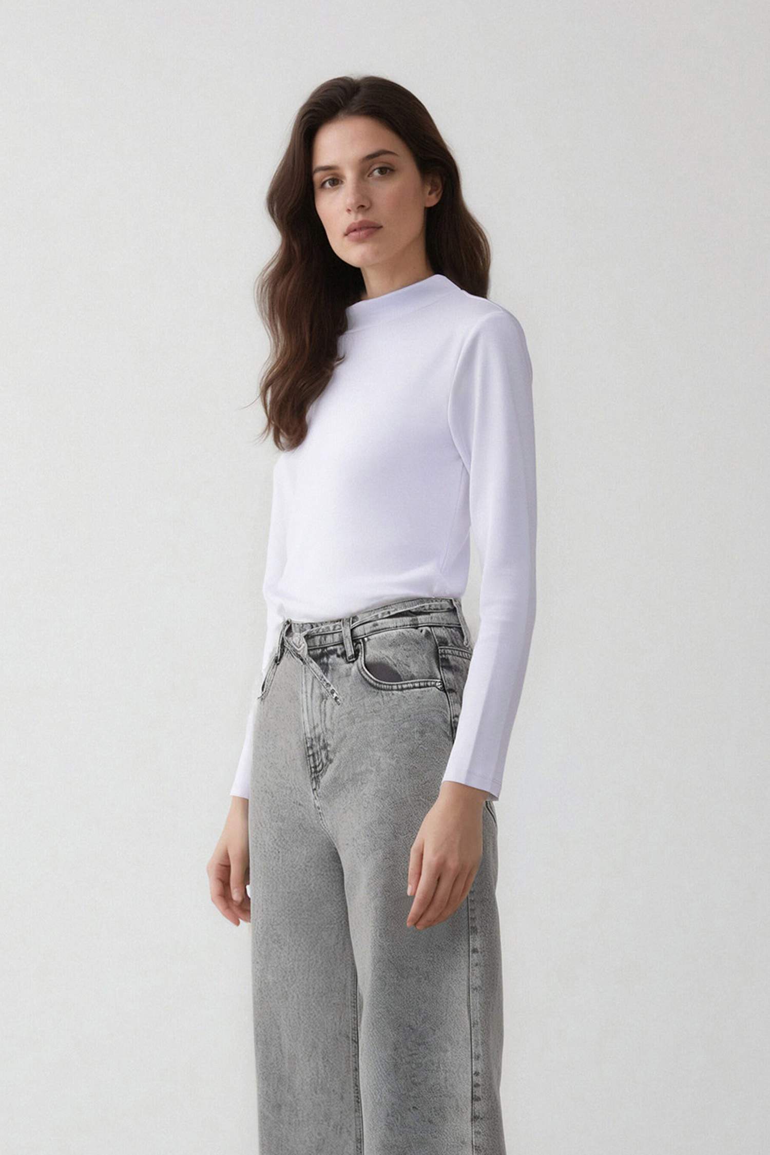 توب فيسكوز بكم طويل من Fall in Love