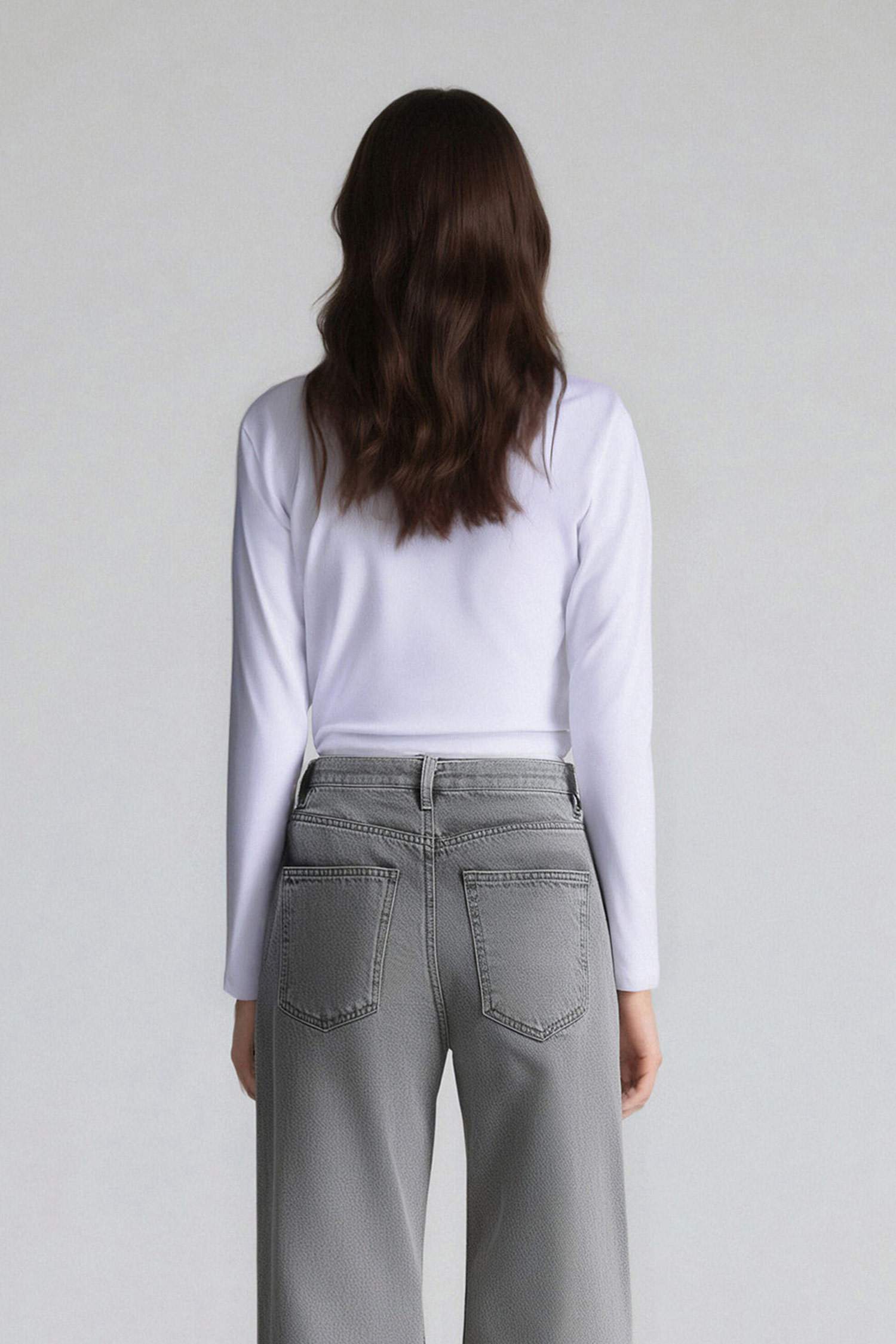 توب فيسكوز بكم طويل من Fall in Love