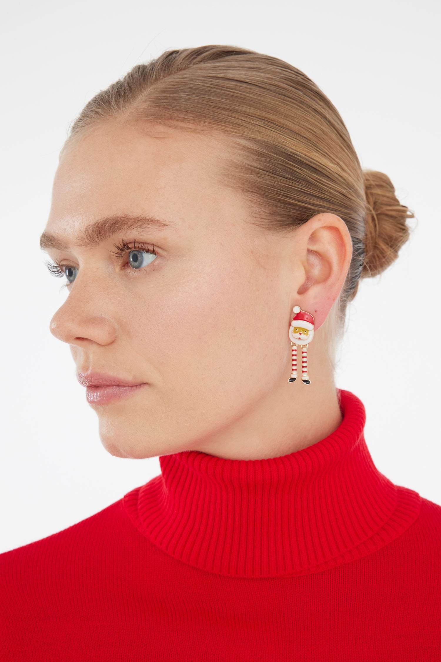 Kadın Yılbaşı Temalı 3'lü Küpe