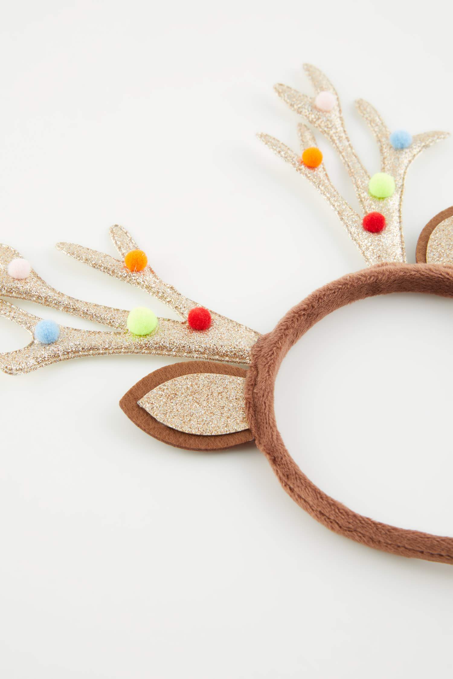 Yılbaşı Temalı Ren Geyiği Figürlü Taç