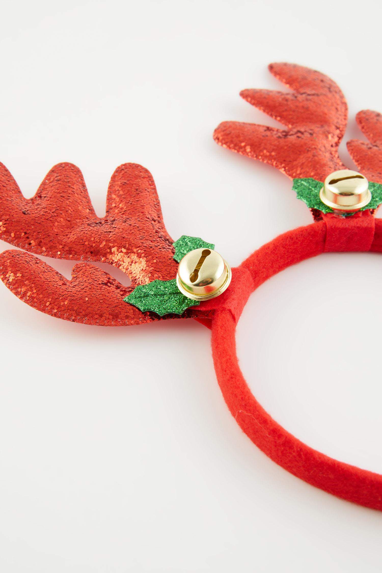 Yılbaşı Temalı Ren Geyiği Figürlü Taç