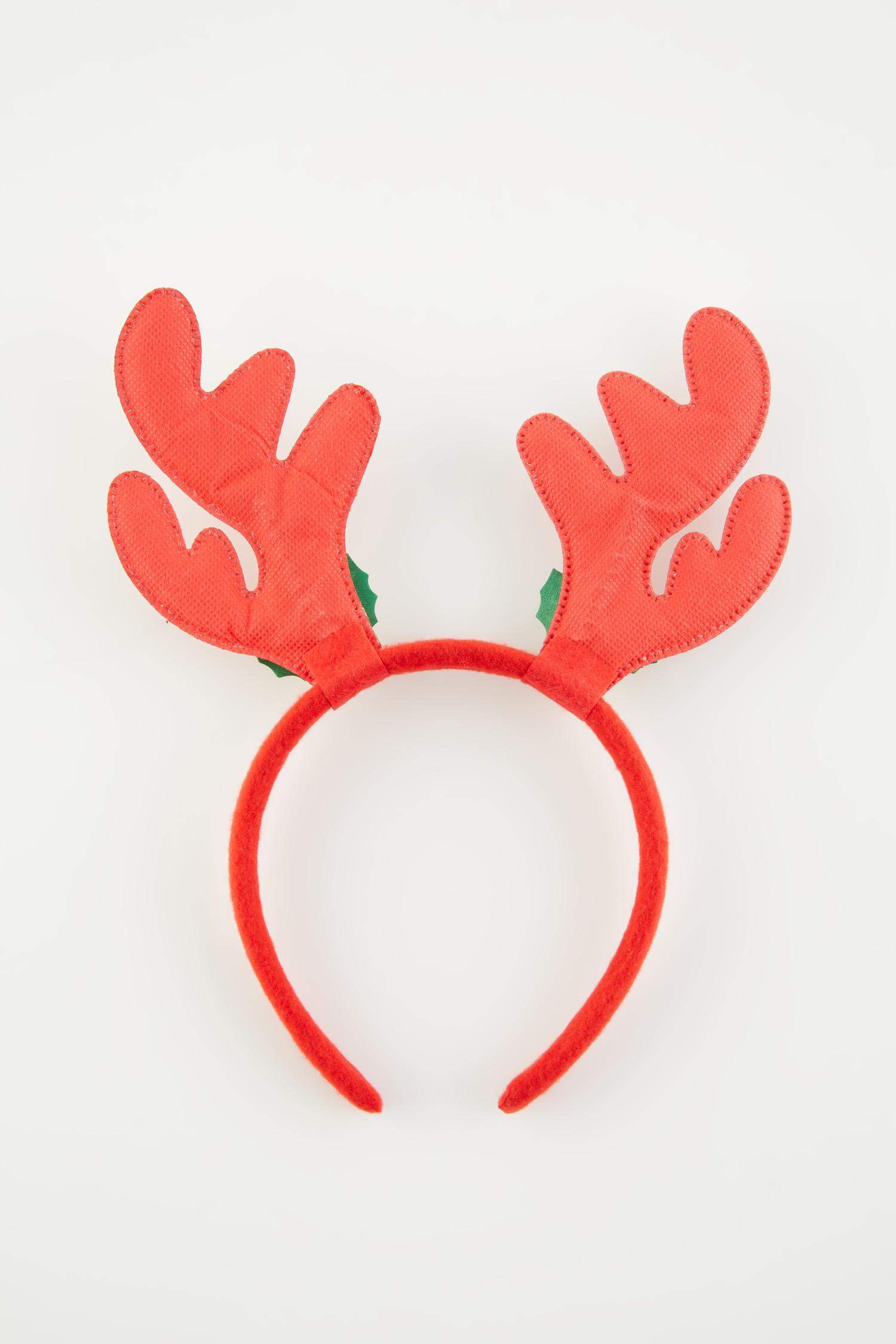 Yılbaşı Temalı Ren Geyiği Figürlü Taç