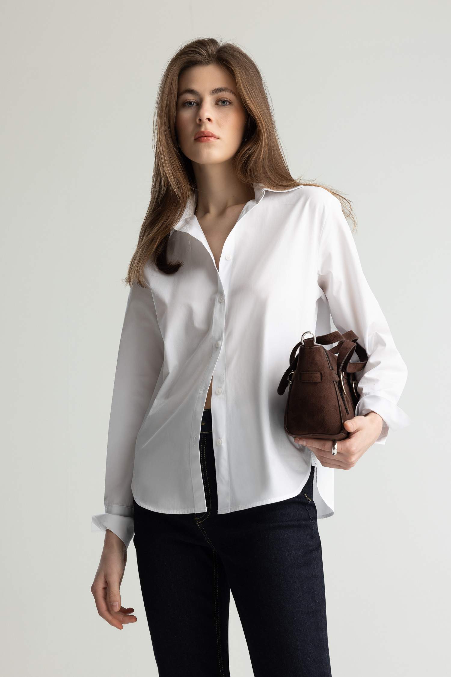 Kadın Süet Omuz Çantası