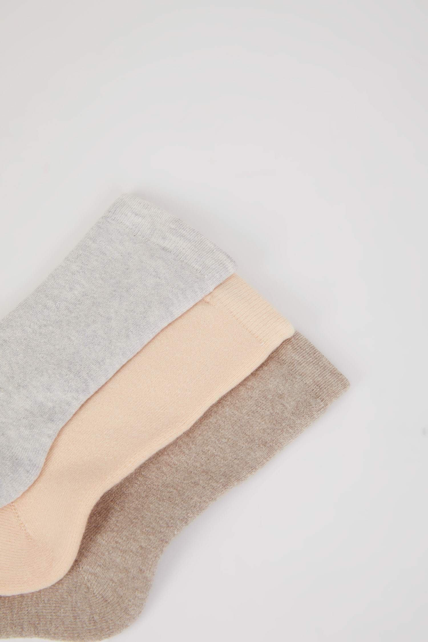 جوارب تيري قطن من 3 قطع