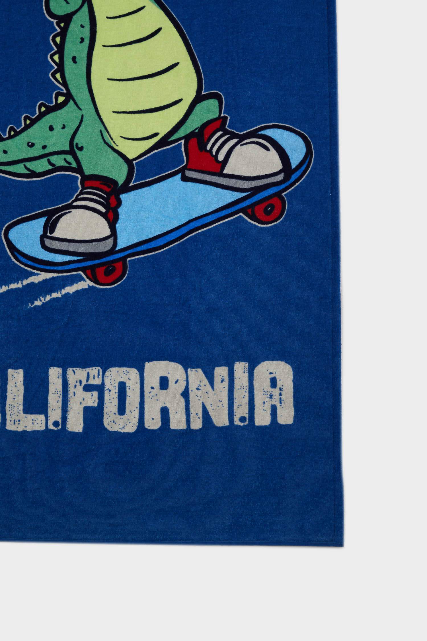 Erkek Çocuk Baskılı Plaj Havlusu