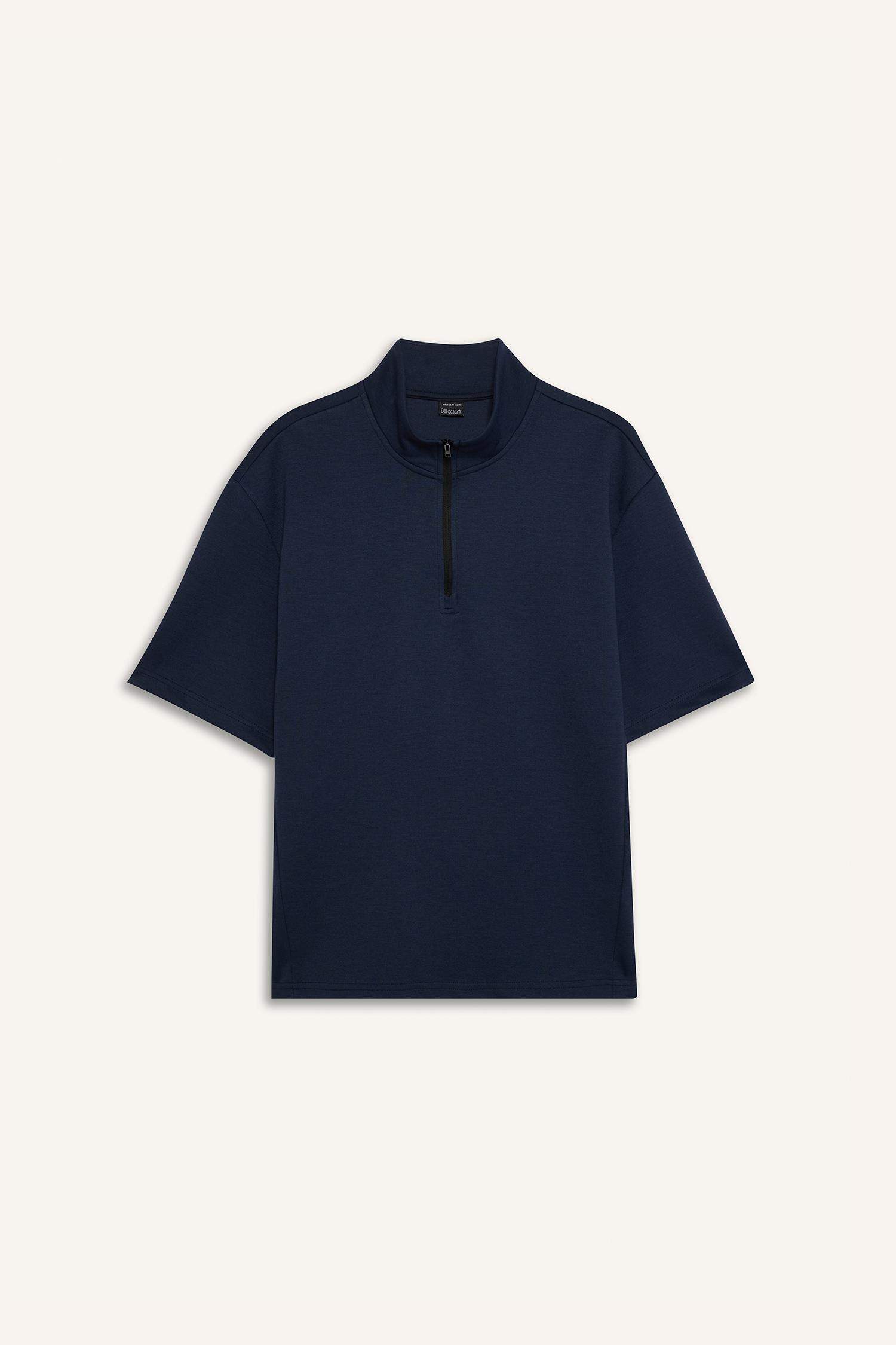 DeFactoFit Standard Fit Sport Short Sleeve Scuba Fabric T-Shirt