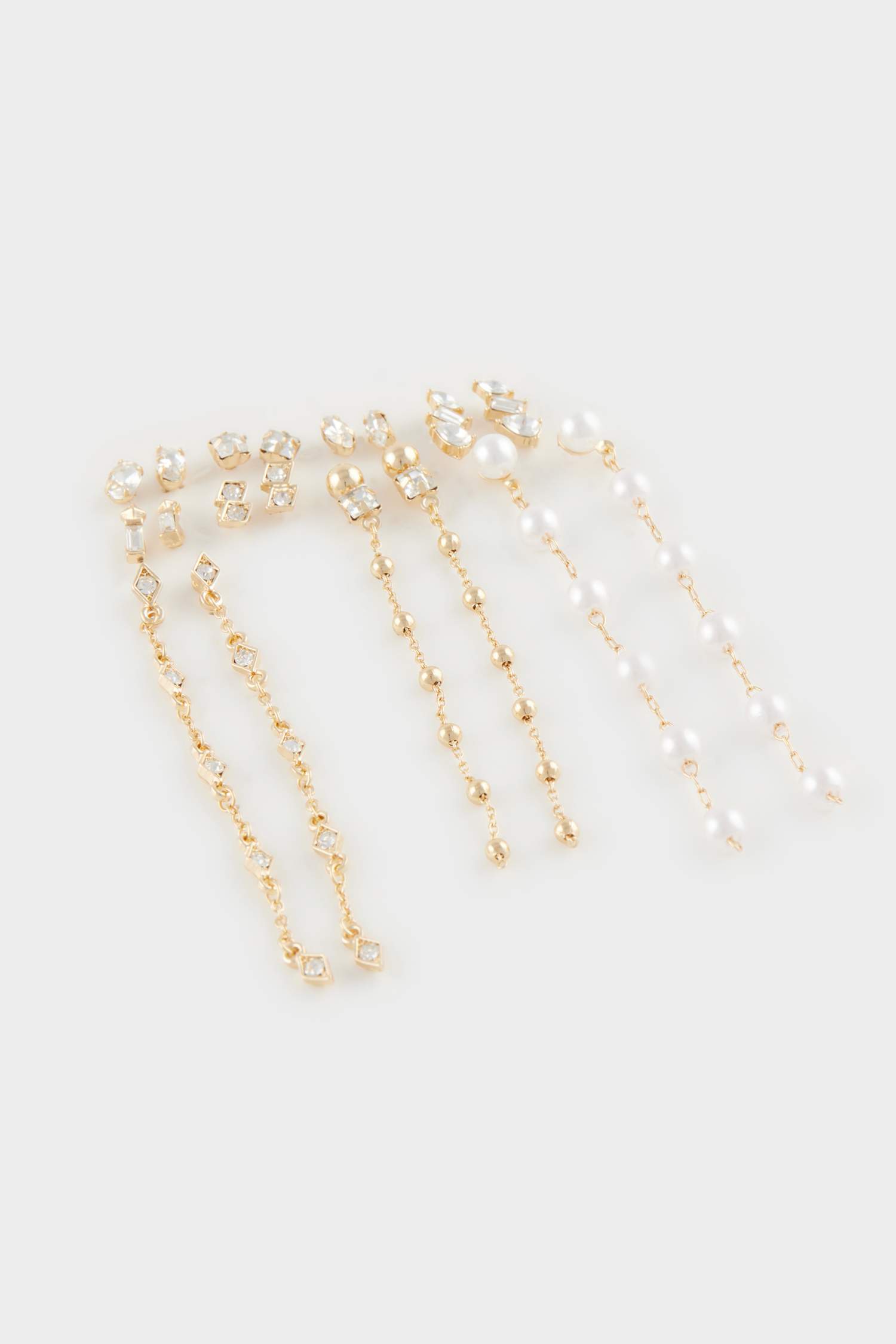 Kadın 9'lu Gold Küpe