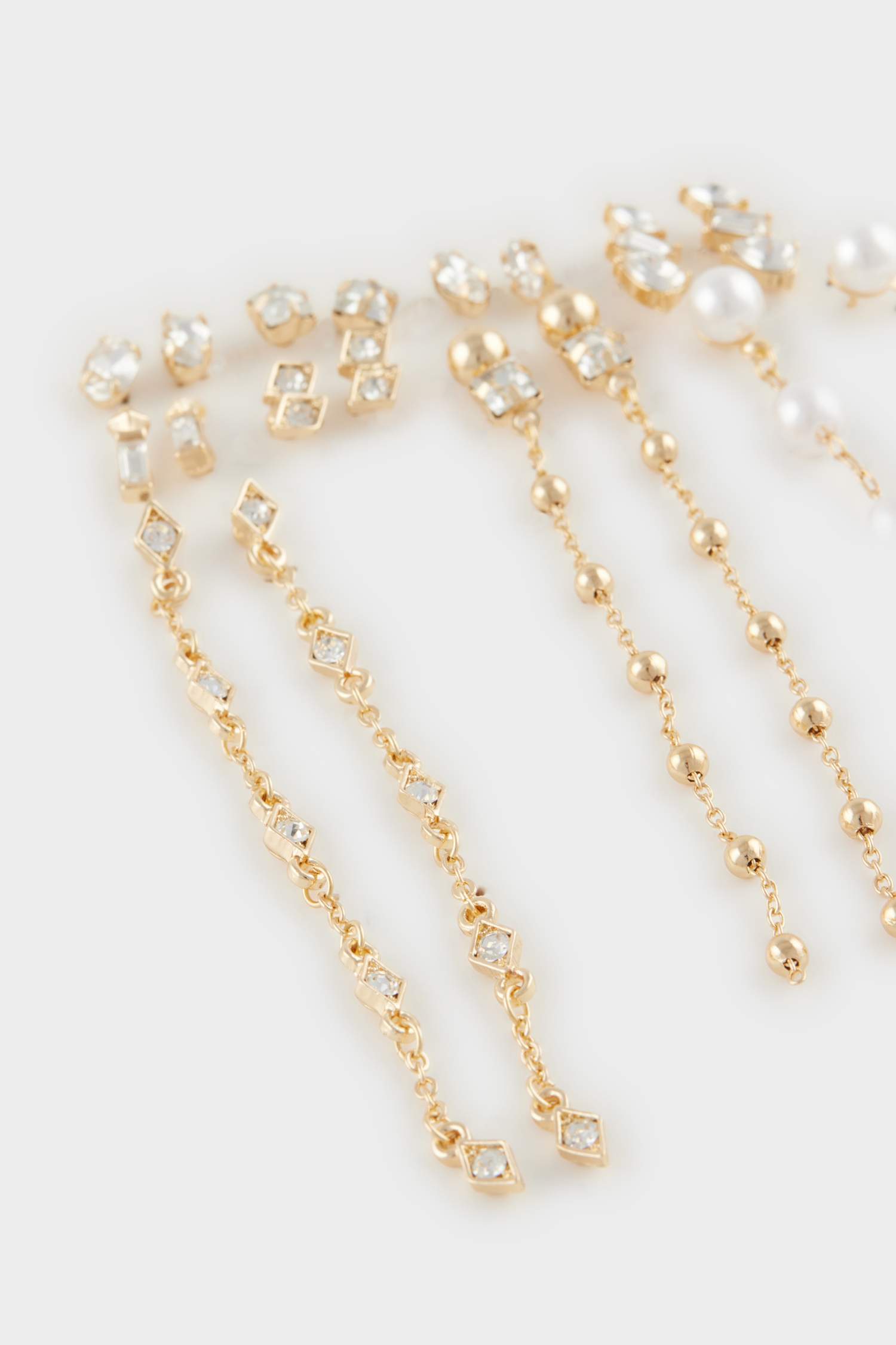 Kadın 9'lu Gold Küpe