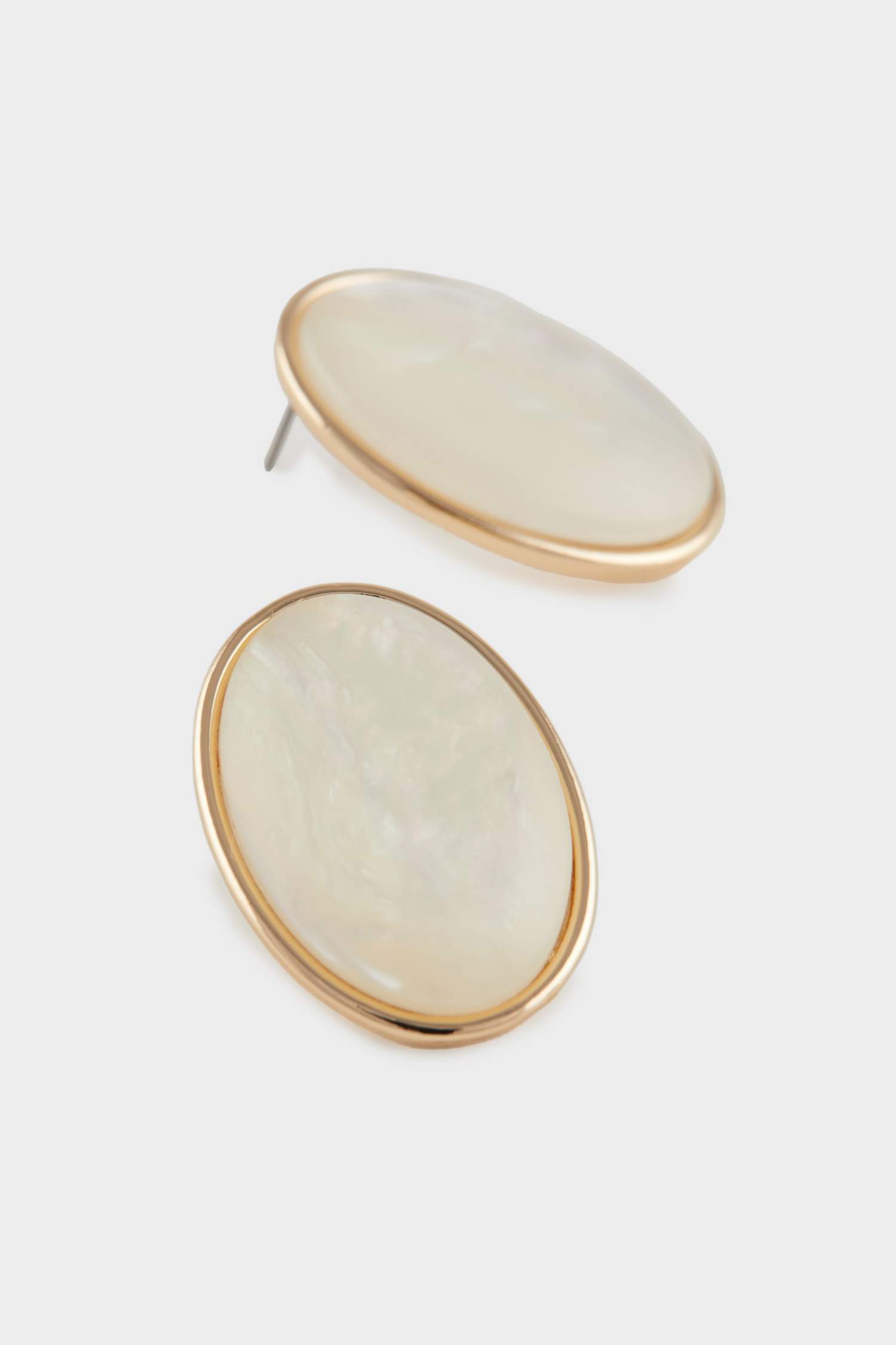 Kadın Gold Detaylı Halka Küpe