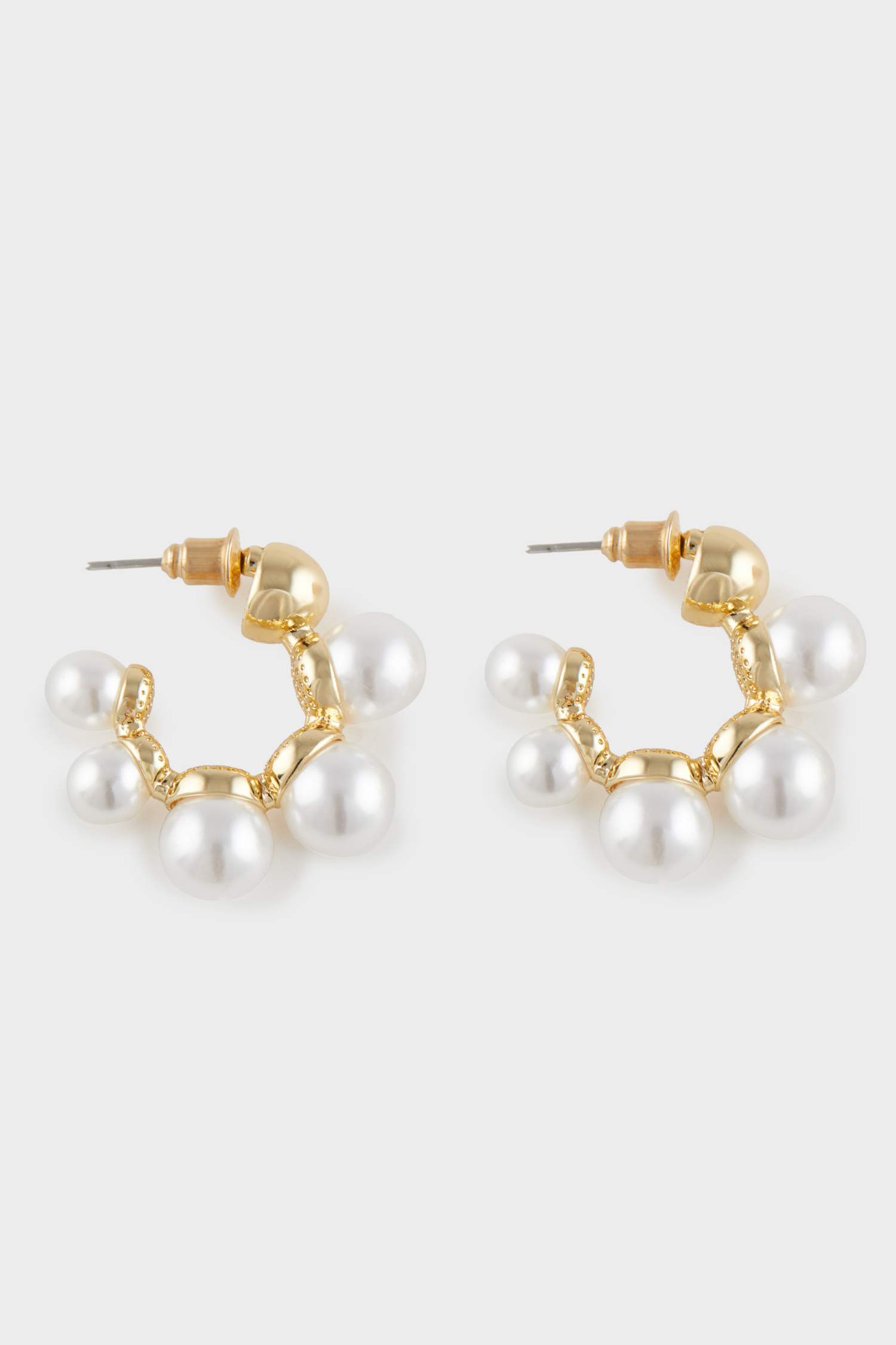 Woman 2 Piece Gold Earrings