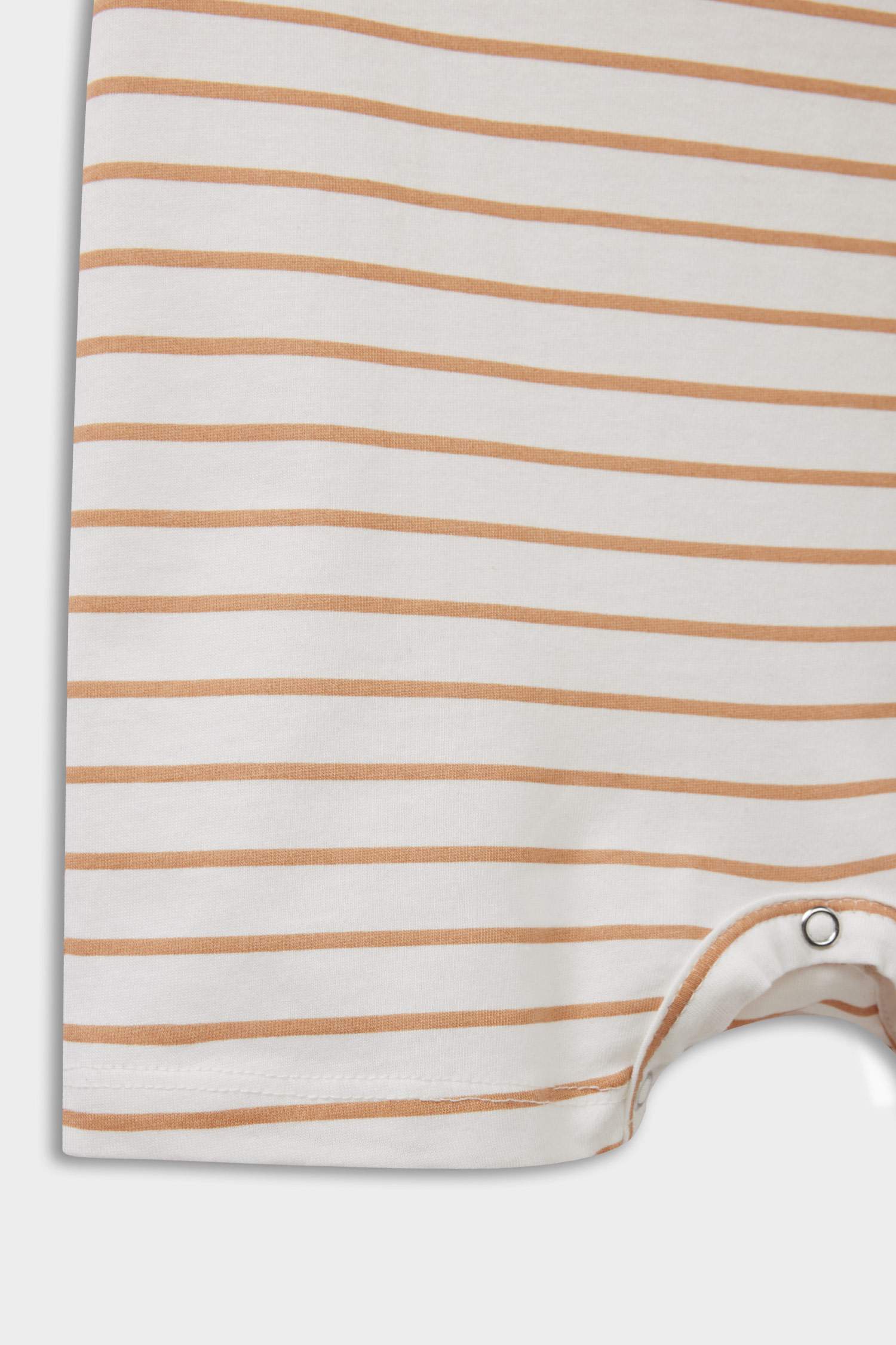 بذلة قطنية بأكمام قصيرة مطبوعة بنقش ديناصور للرضع الذكور