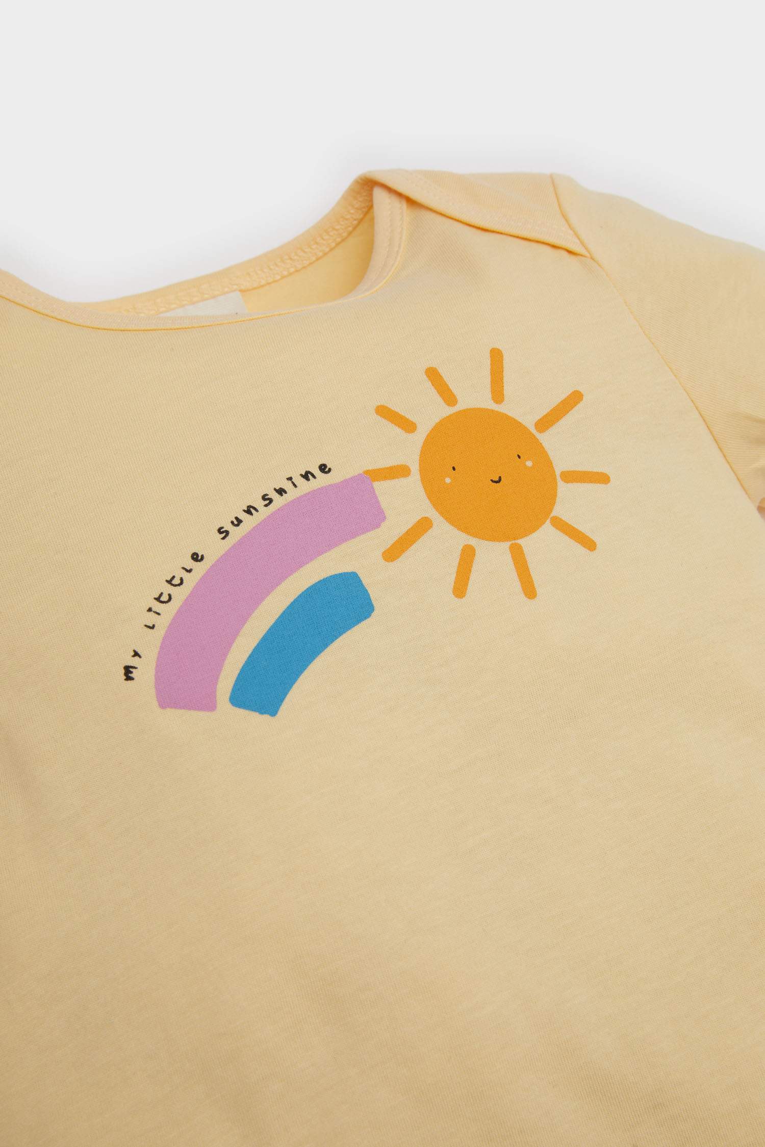 جمبسوت بيبي بناتي ممشط حديثي الولادة بطبعة قوس قزح