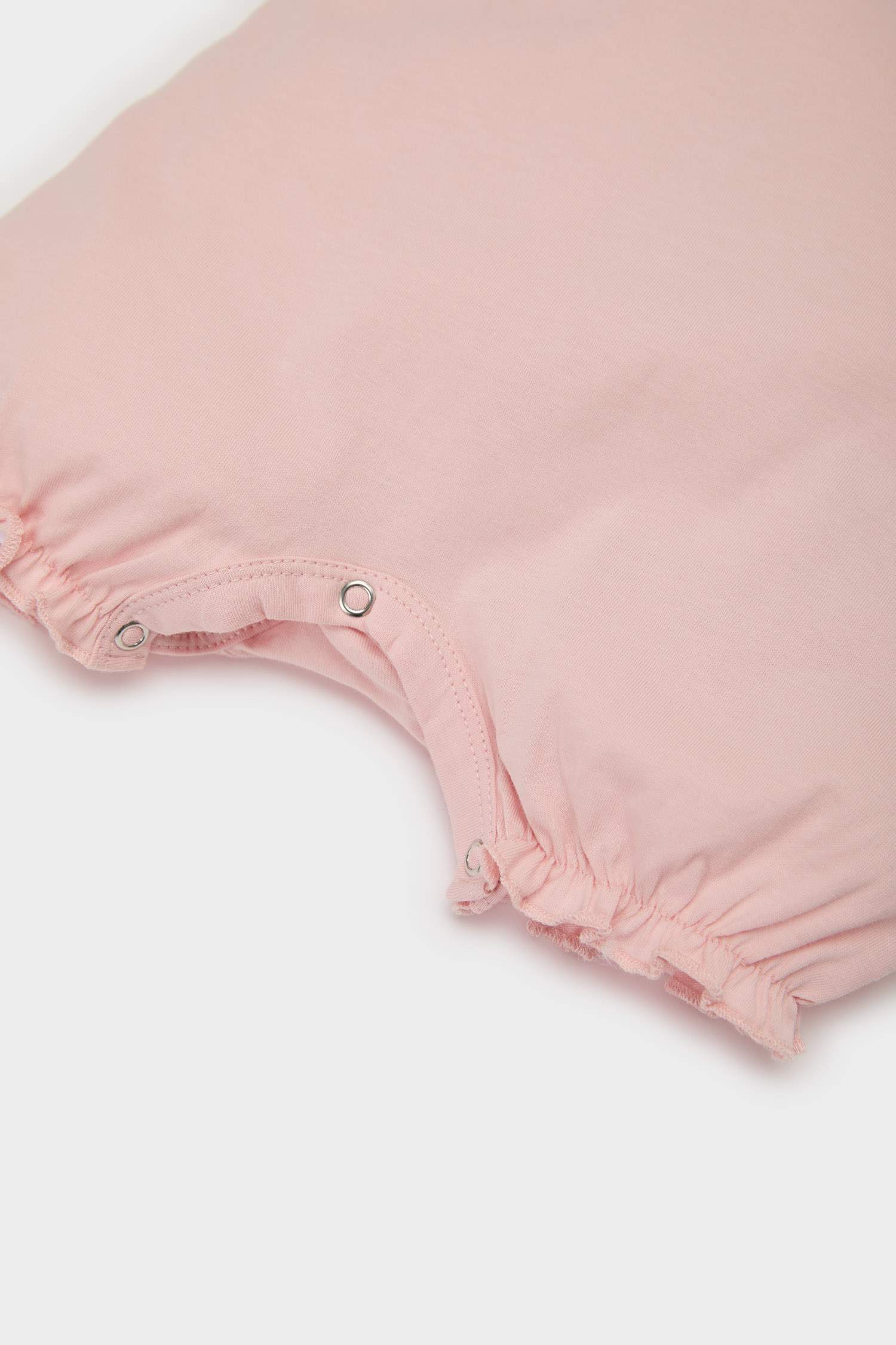 Kız Bebek Yenidoğan Penye 2'li Kısa Kollu Tulum