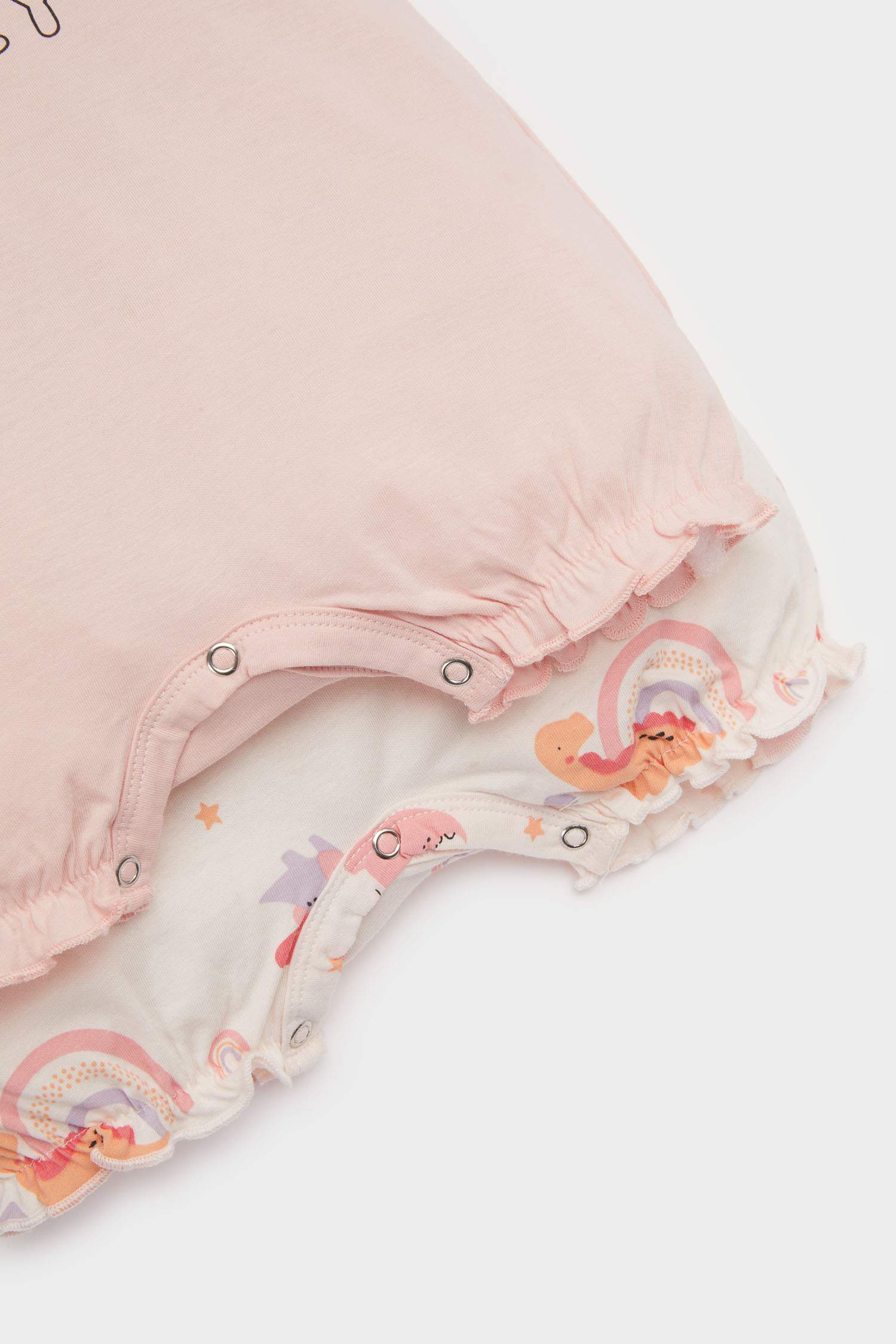 جمبسوت بيبي بناتي ممشط بطبعة ديناصور - قطعتين