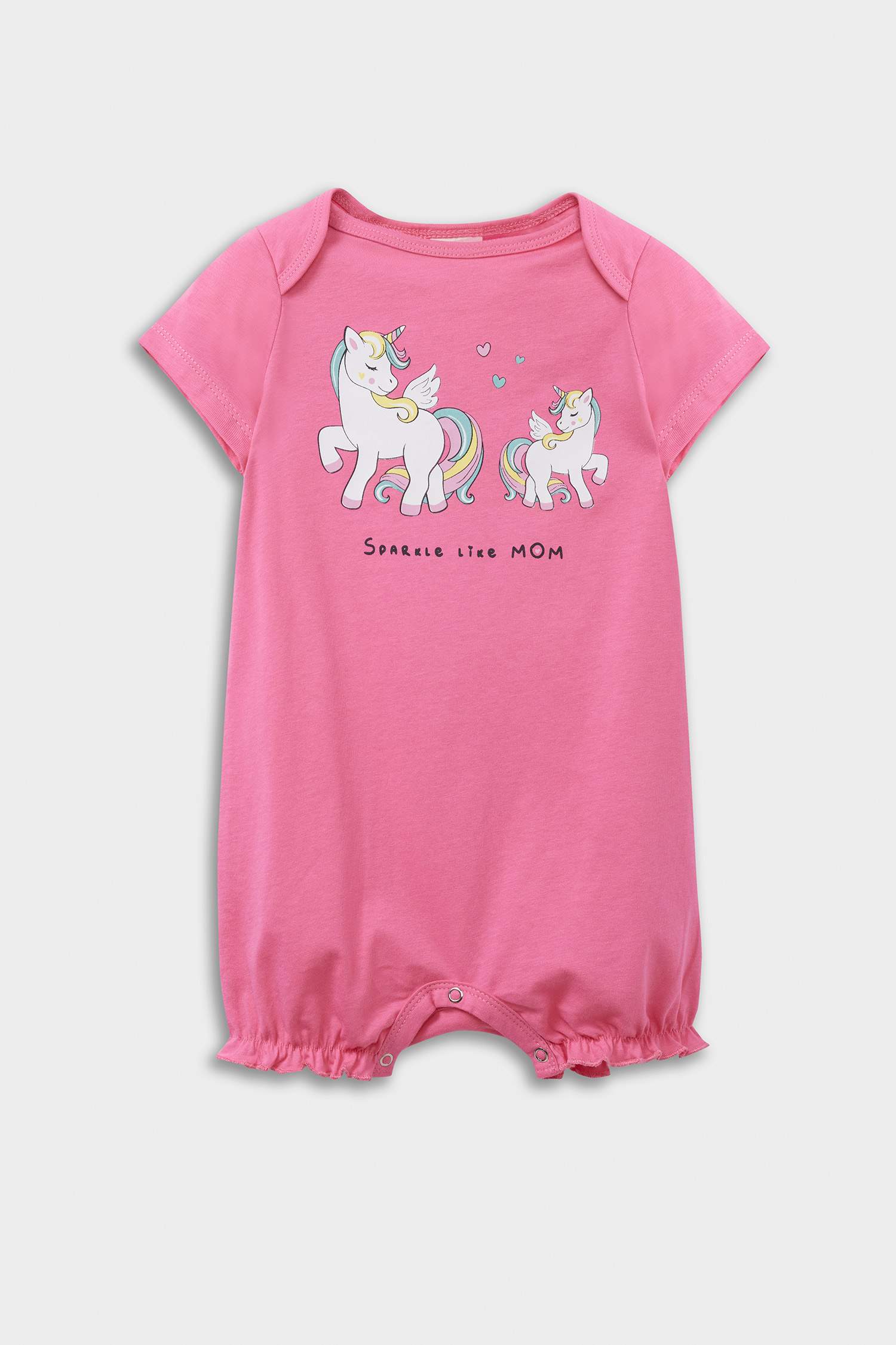 جمبسوت بيبي بناتي بطبعة بونيكورن - قطعتين