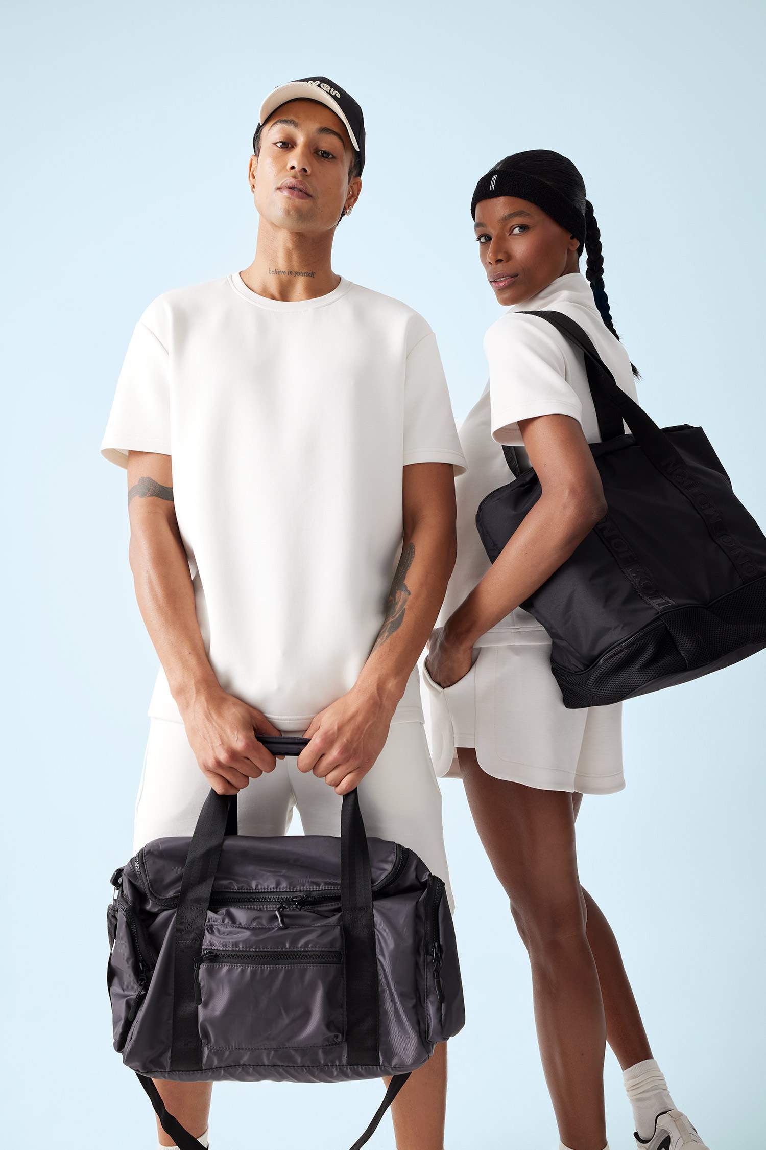 Man Twill Sports and Travel Bag