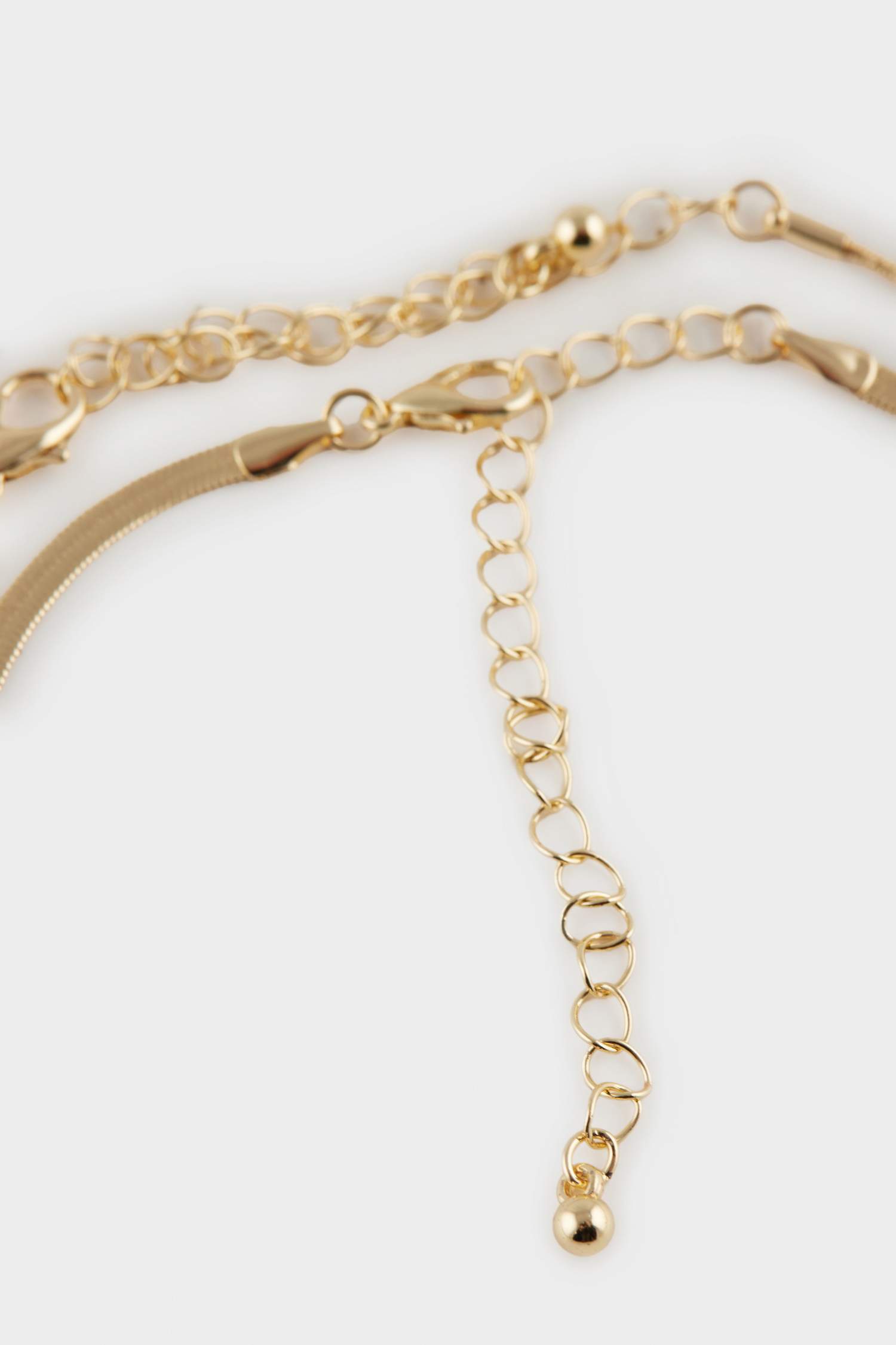 Kadın Kalp Uçlu 2'li Kolye