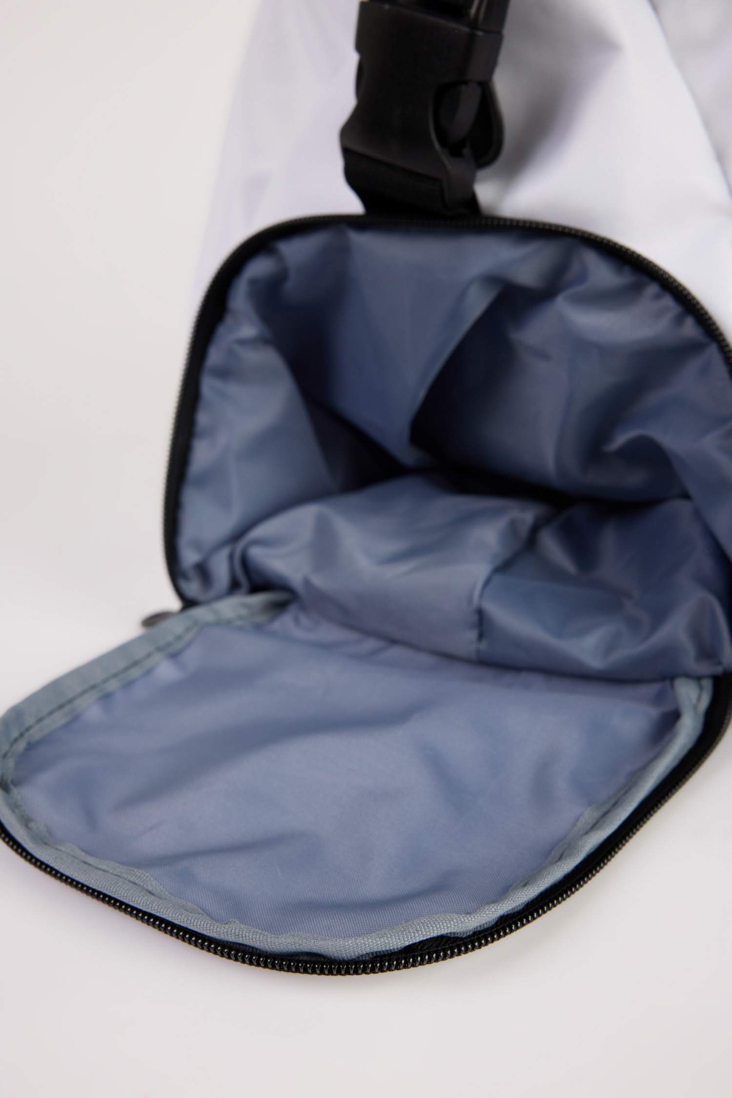 Man Faux Leather Sports and Travel Bag