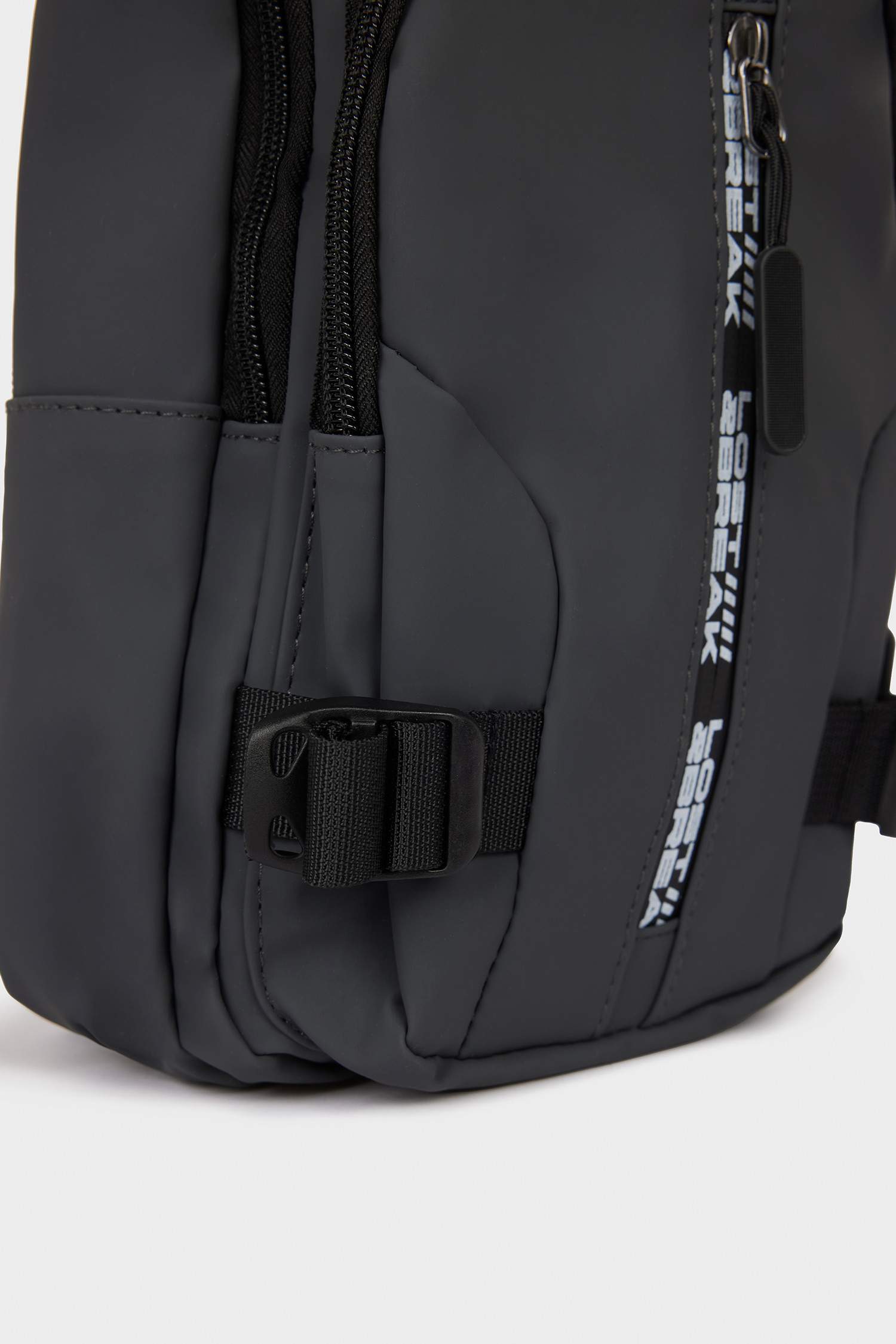 Man Faux Leather Crossbody Bag