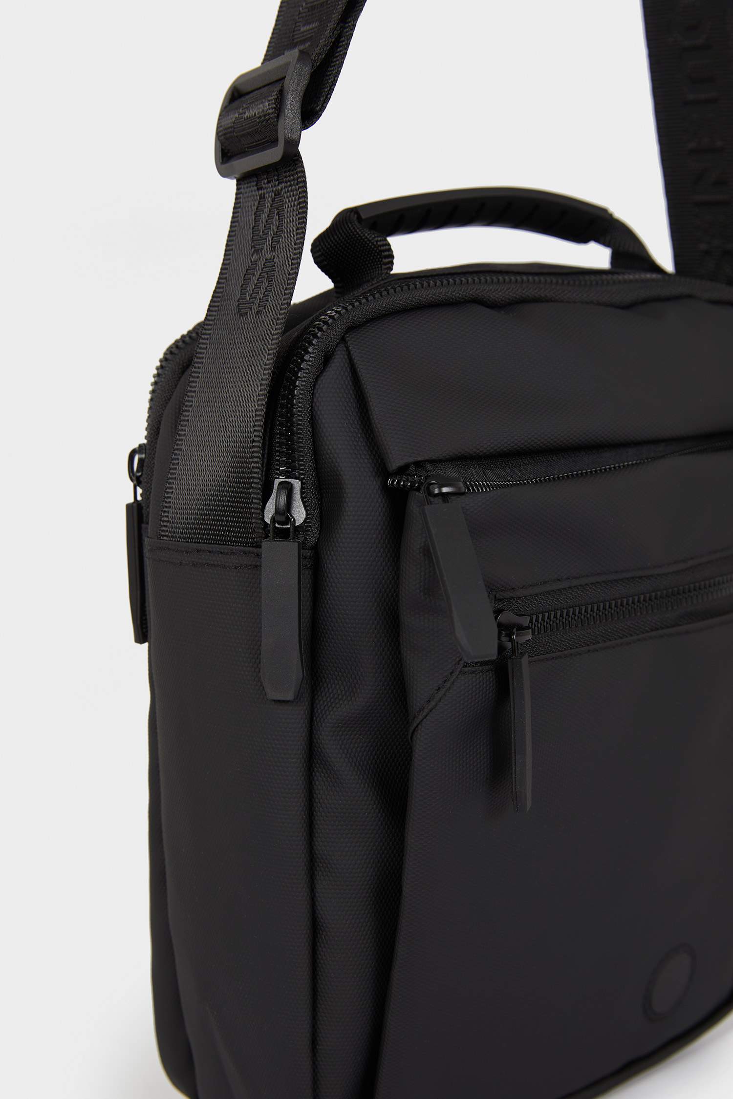 Мужская искусственная кожаная сумка через плечо