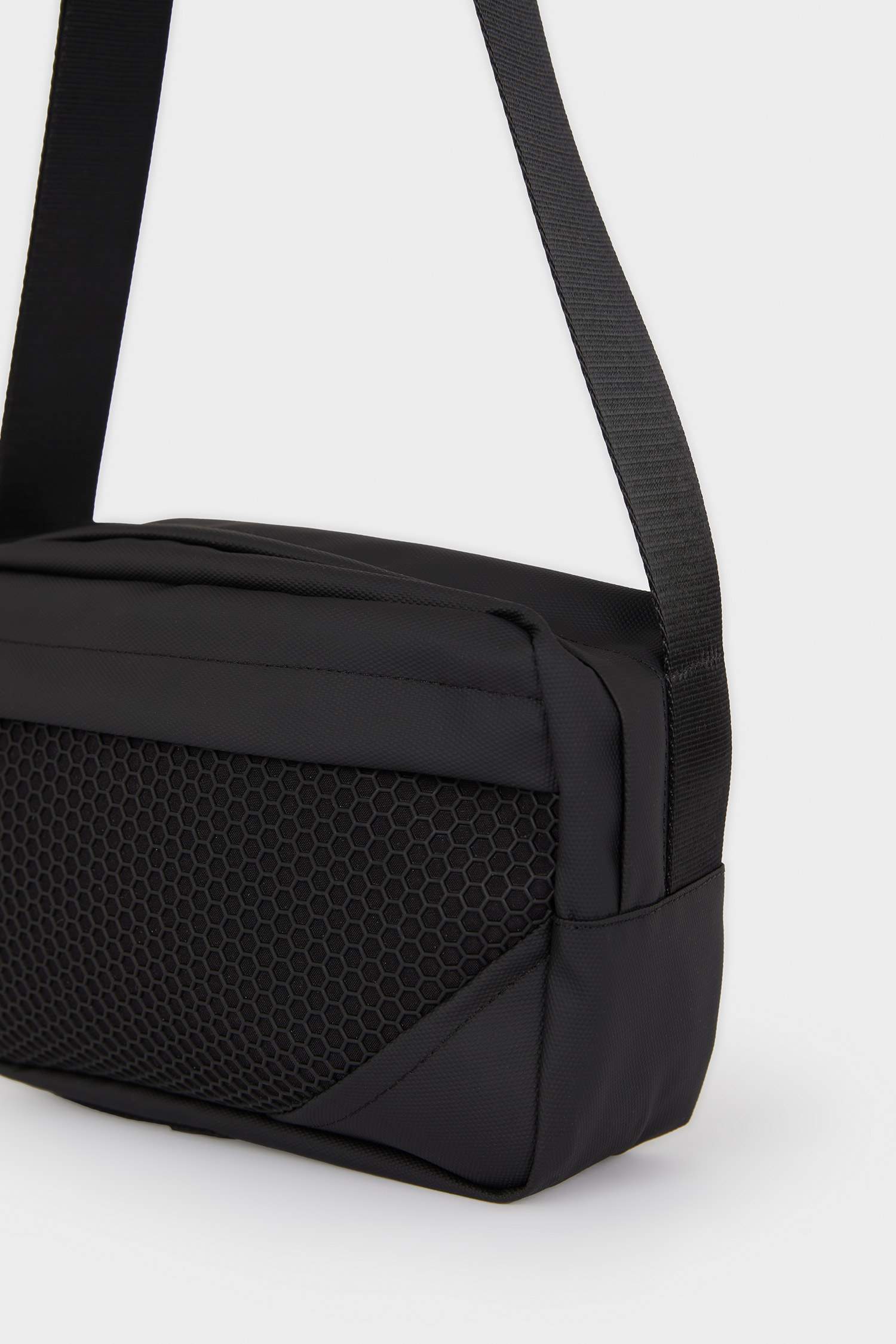 Мужская сумка через плечо из искусственной кожи