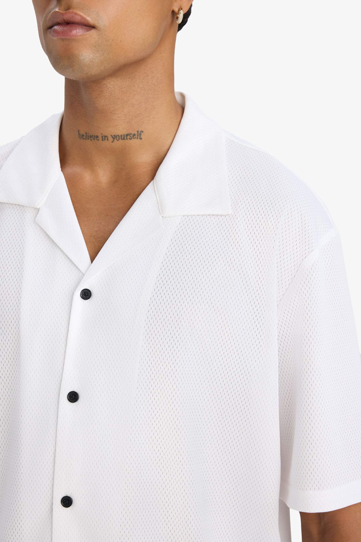 DeFactoFit Hızlı Kuruyan Oversize Geniş Kalıp Bisiklet Yaka Sırt Baskılı Sporcu Kısa Kollu Tişört