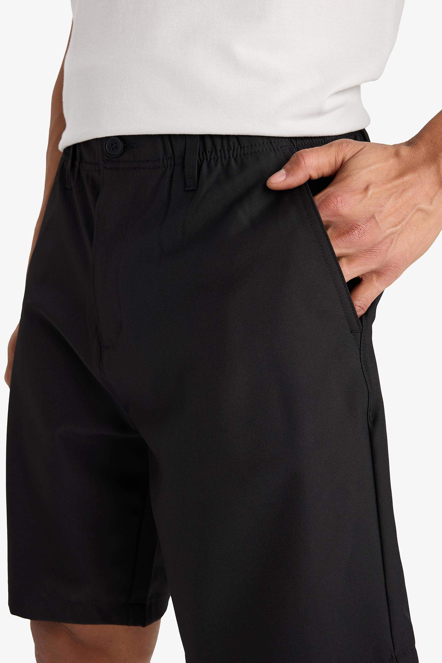 Standard Fit Woven Short Leg Shorts