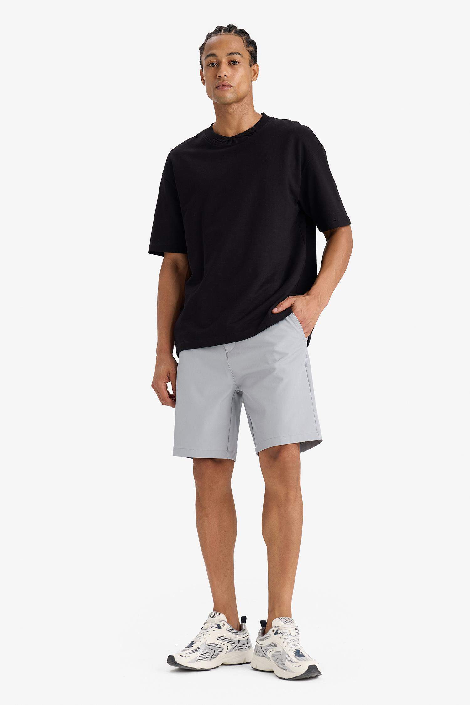 DeFactoFit Standard Fit Short Woven Shorts