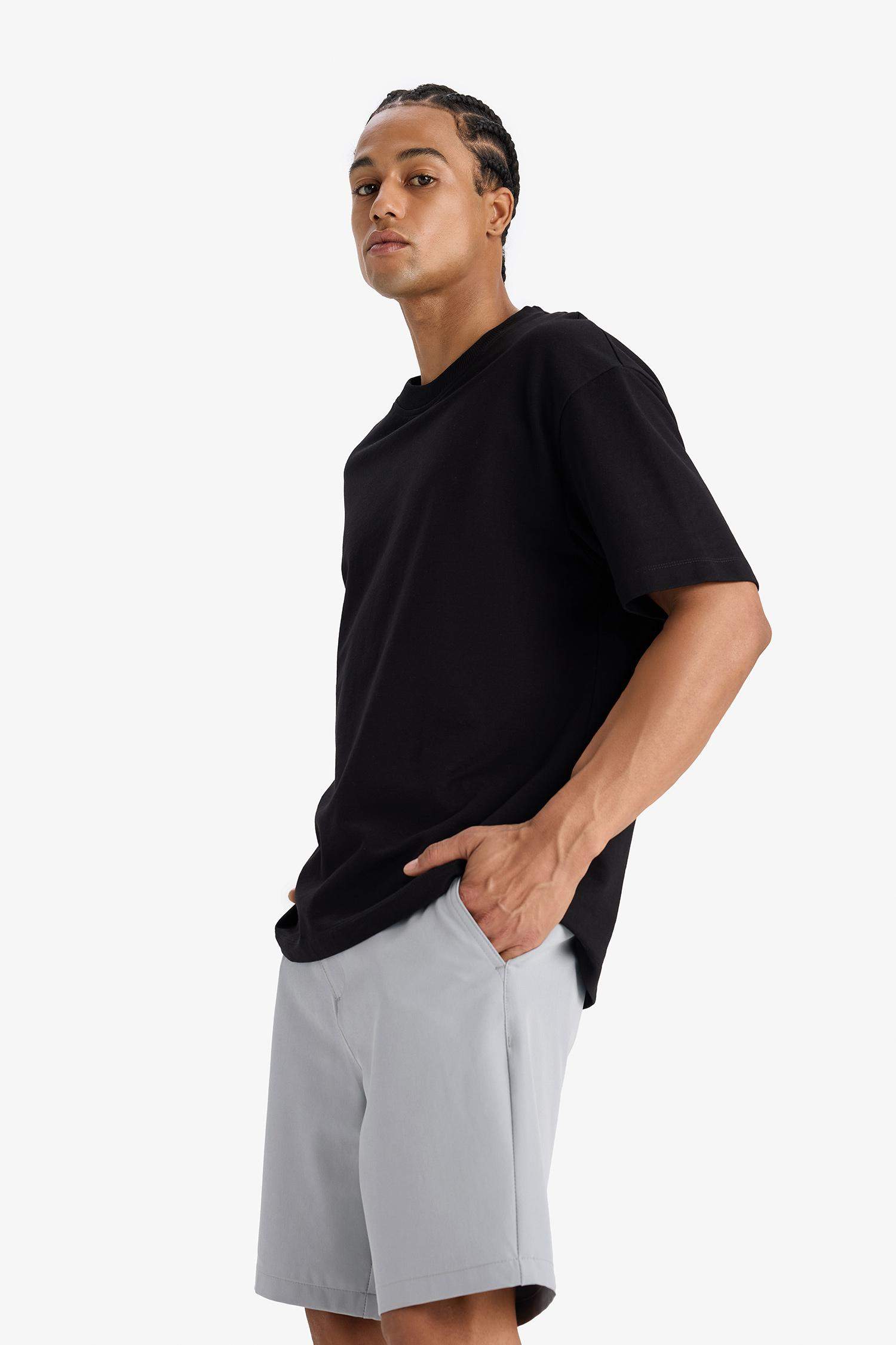 DeFactoFit Standard Fit Short Woven Shorts