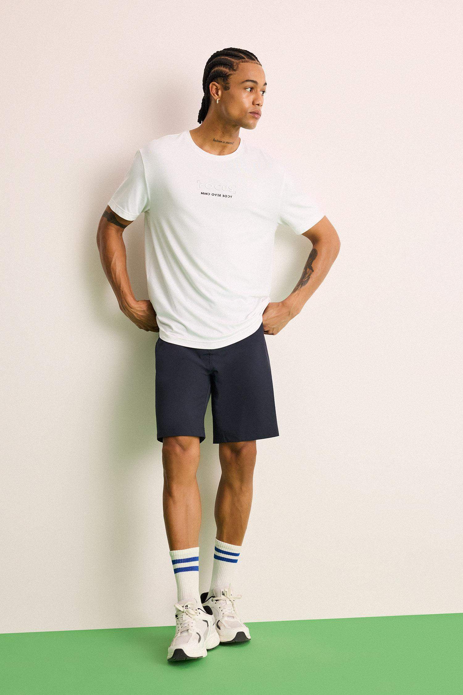 DeFactoFit Flexible Fabric Standard Fit Woven Shorts