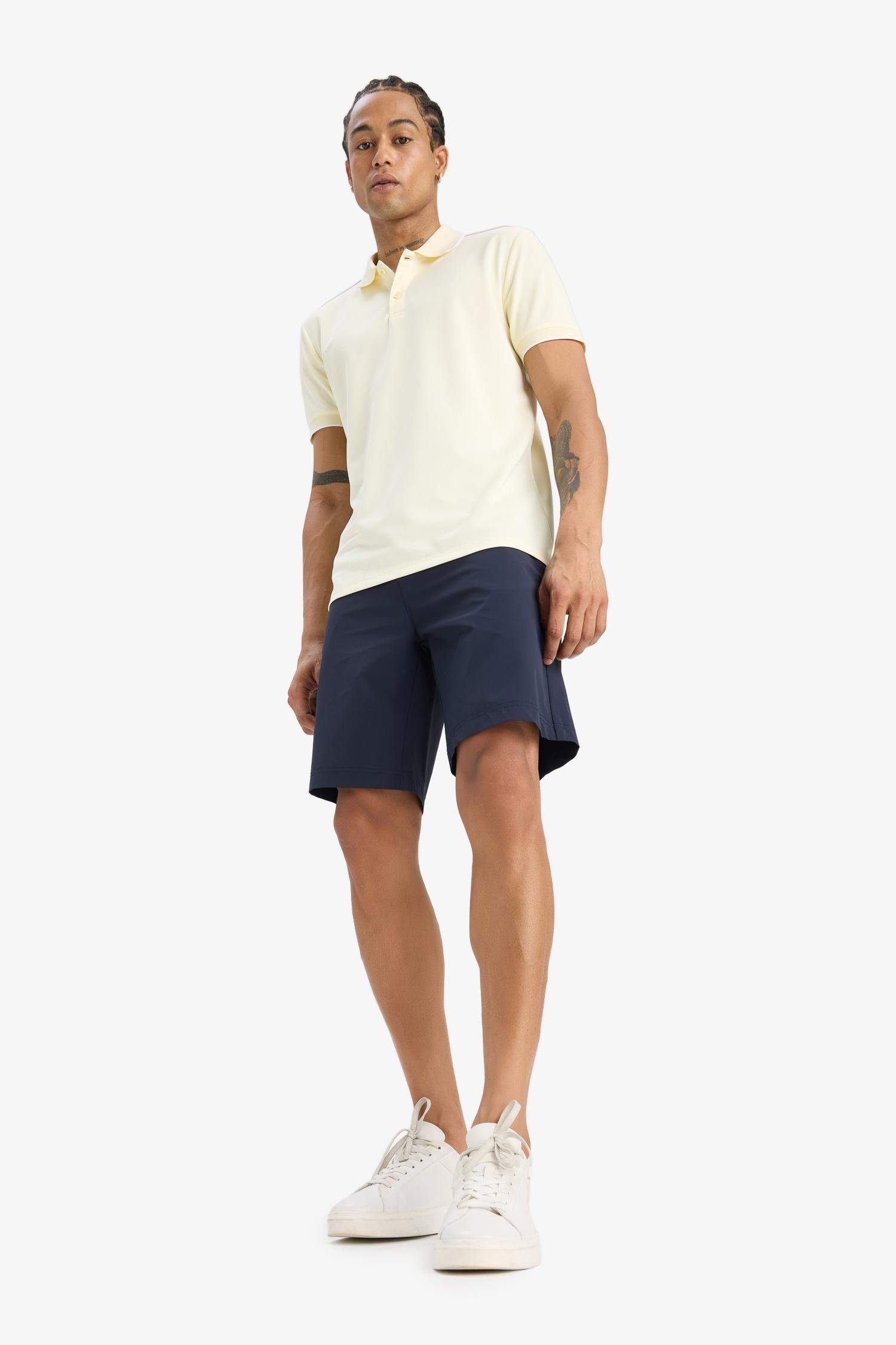 DeFactoFit Flexible Fabric Standard Fit Woven Shorts